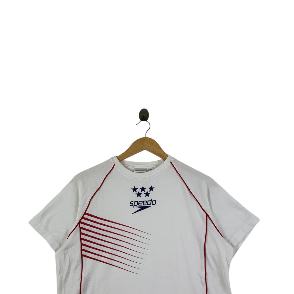 Speedo Vintage SPEEDO x JASPO JAPAN All Star Sportswear Tee Shirt Size L / US 10 / IT 46 - 2 Thumbnail