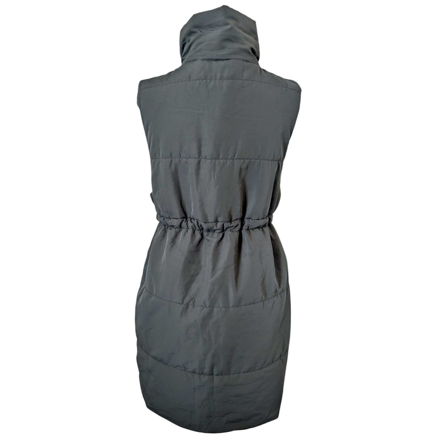 Other Motherhood Maternity Olive Green Long Light Puffer Vest Size S / US 4 / IT 40 - 5 Thumbnail