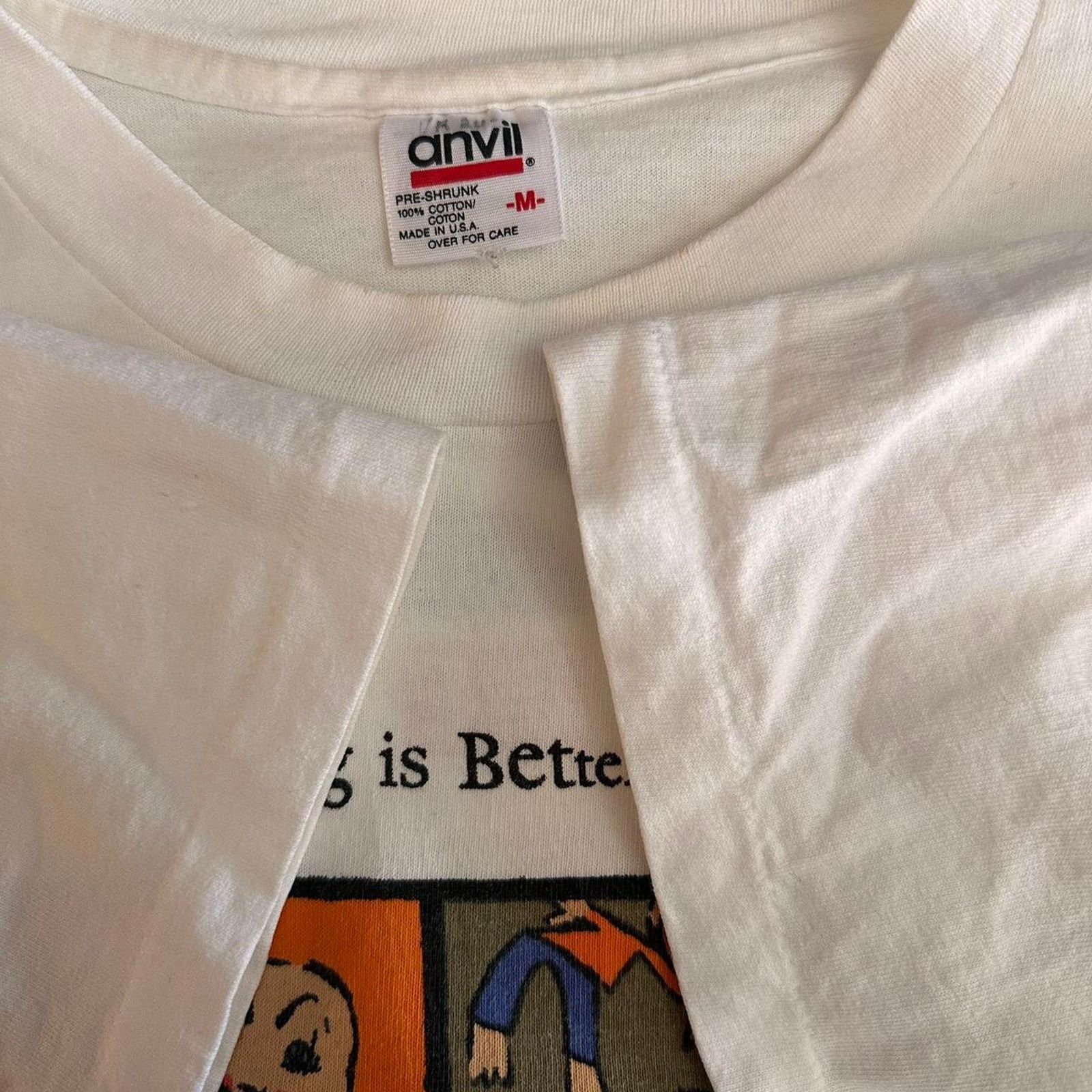 Anvil × Vintage Vintage Drugs Addiction Promo Shirt Size US M / EU 48-50 / 2 - 8 Thumbnail