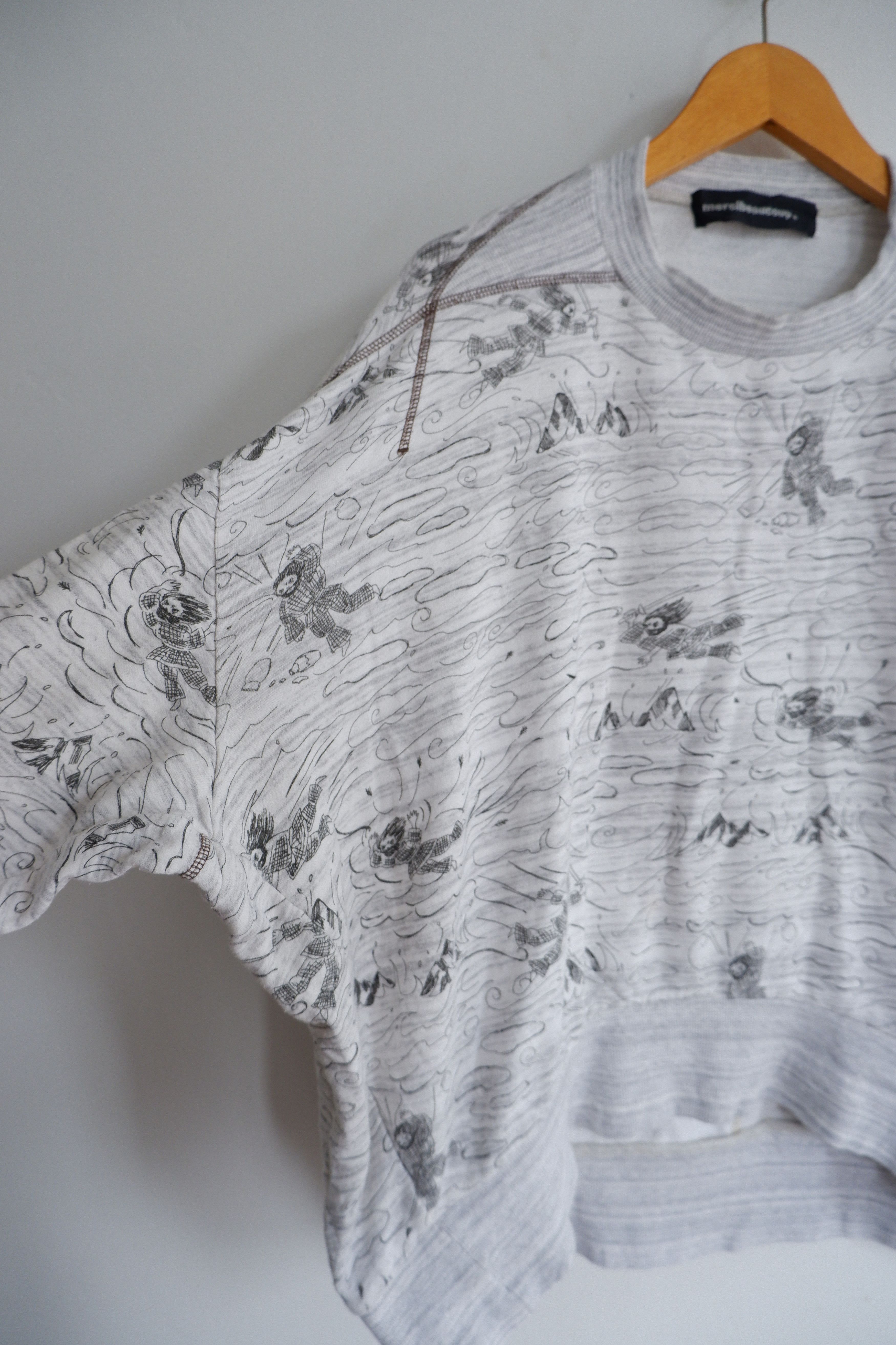 Japanese Brand Vintage Mercibeaucoup Stech Boxy Fit Sweaters Size US M / EU 48-50 / 2 - 4 Thumbnail