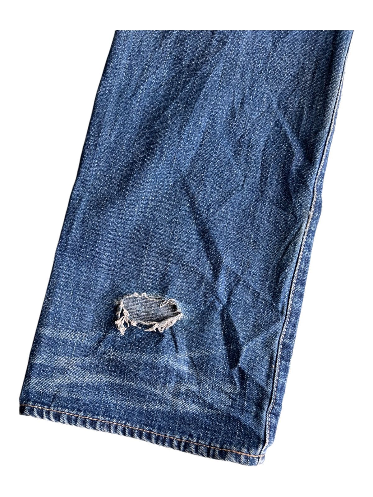 Bape Vintage Bape Baby Milo Sad Face Logo Baggy Denim Jeans Size US 34 / EU 50 - 14 Thumbnail