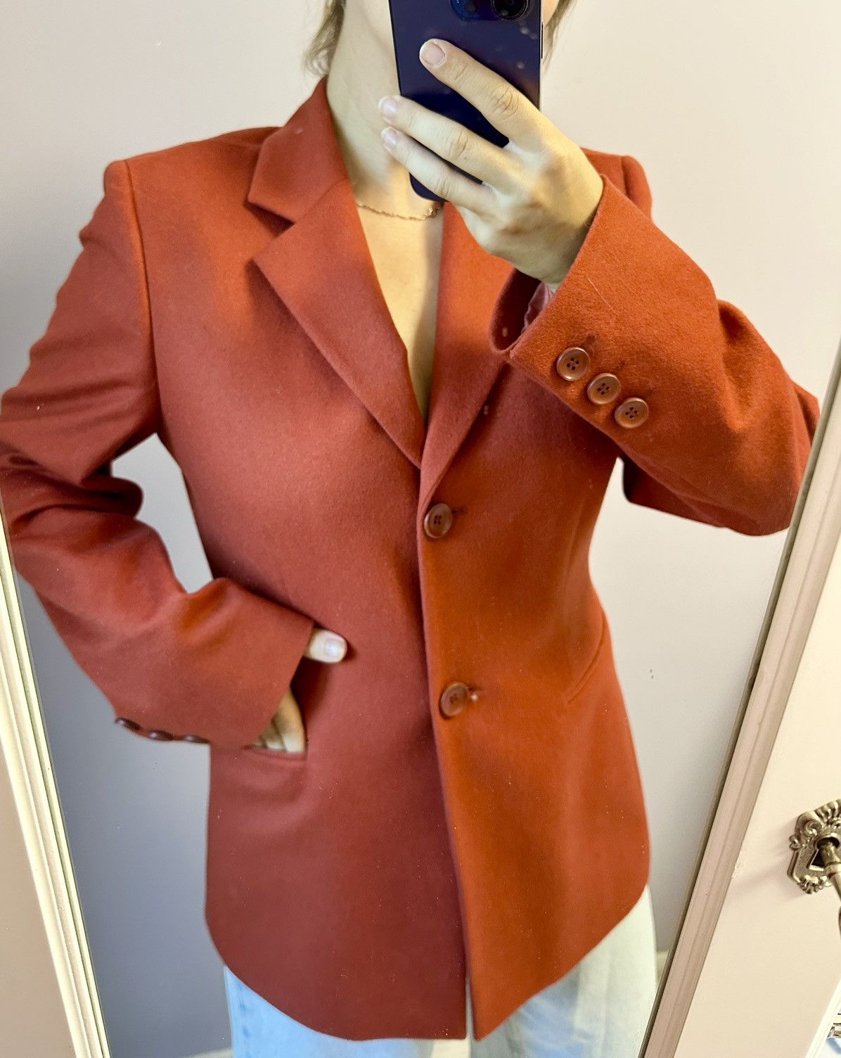 Gianfranco Ferre × Vintage jacket Gianfranko Ferre Size S / US 4 / IT 40 - 8 Thumbnail