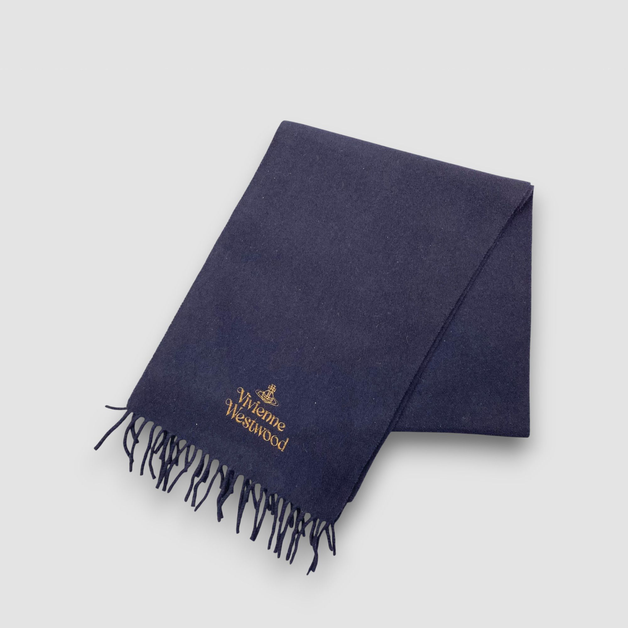 Vivienne Westwood Vintage Vivienne Westwood Scarf Orbs Muffler Wool Scarves Size ONE SIZE - 3 Thumbnail