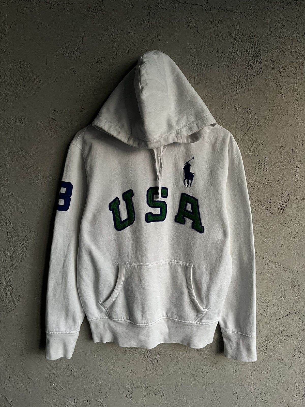 Polo Ralph Lauren Vintage Polo Ralph Lauren USA Chief Keef Logo 90s Hoodie Size US M / EU 48-50 / 2 - 1 Thumbnail