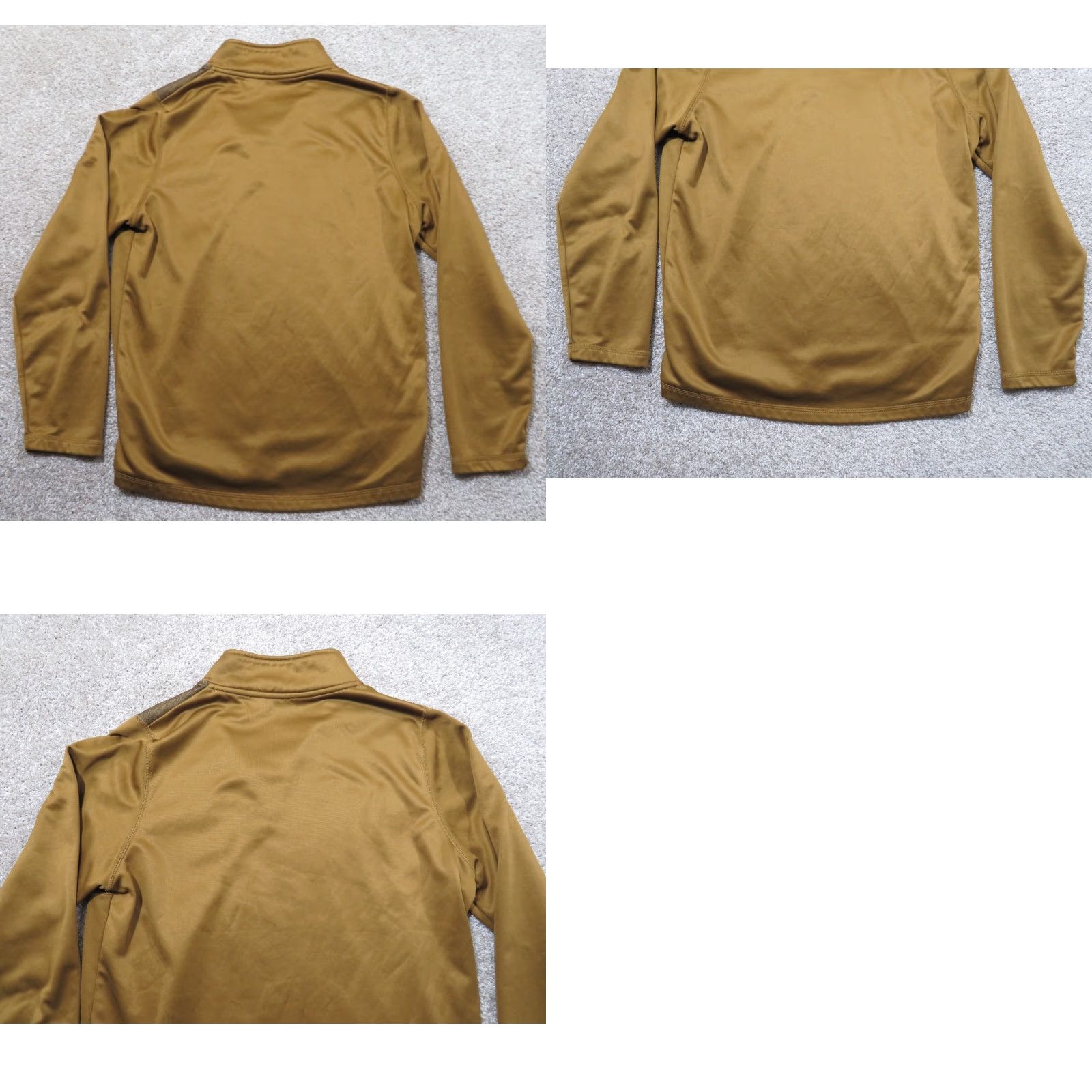 Vintage Browning 1/4 Zip Pullover Men's M Gold/Brown Casual Sportswear Shooting Clay Gun Shirt Size US M / EU 48-50 / 2 - 8 Thumbnail