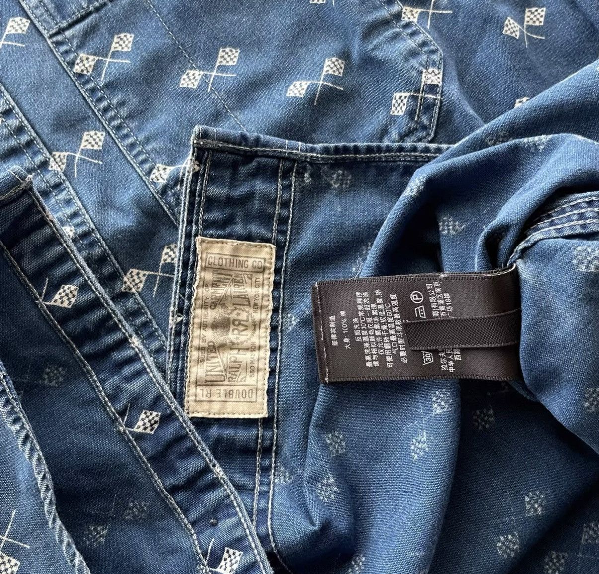 Ralph Lauren RRL Ralph Lauren Indigo Workwear Short Sleeve K22 Size US S / EU 44-46 / 1 - 5 Thumbnail