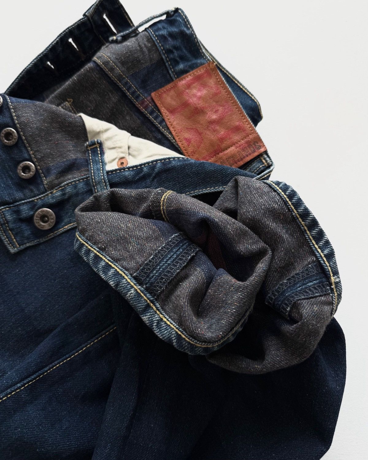 Kapital KAPITAL REVERSE DENIM JEANS Size US 28 / EU 44 - 14 Thumbnail