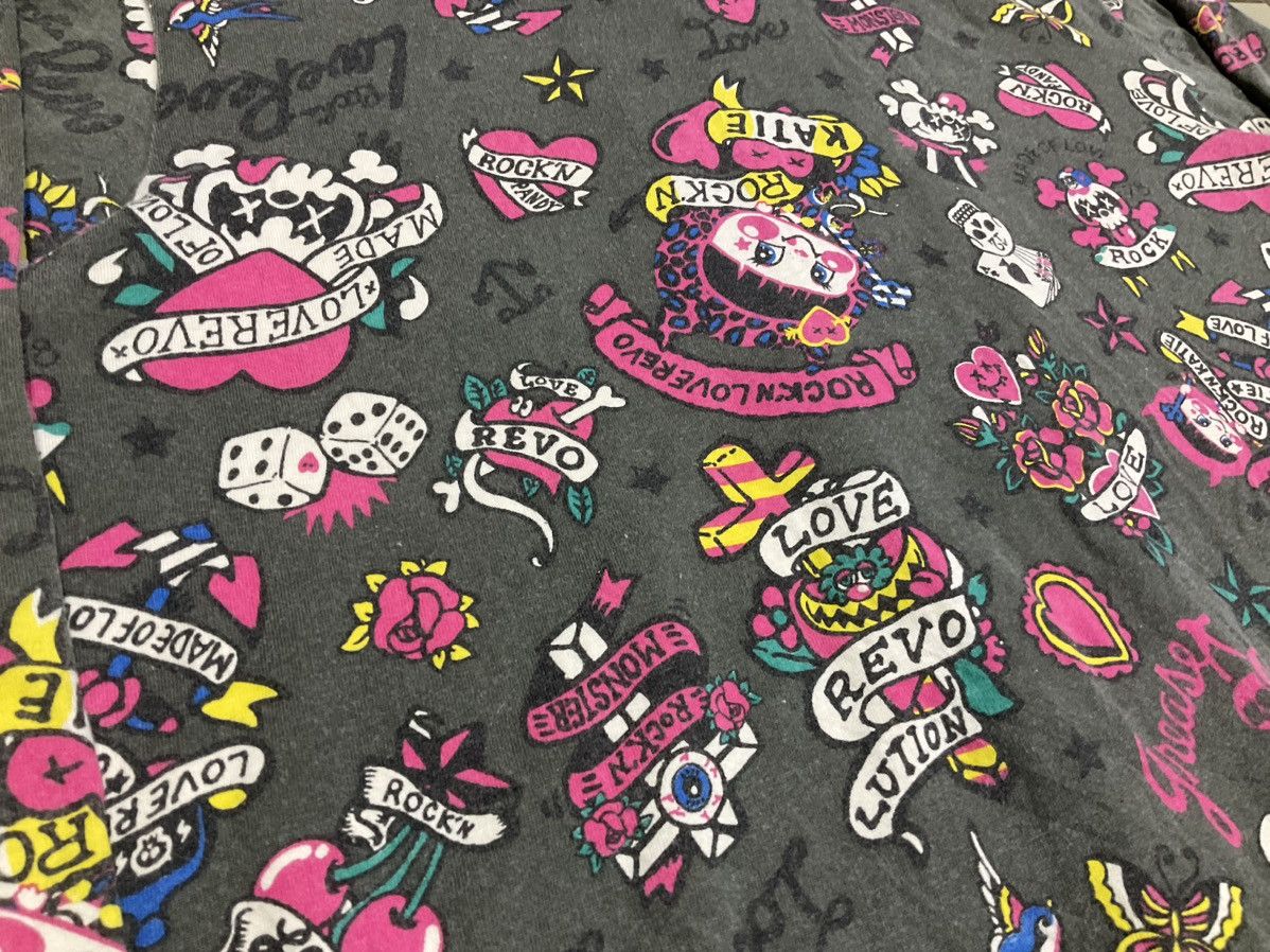 Grand Slam 🔥Sick Y2K Grand Slam Love Revolution Zipper Hoodie Tattoo Size US M / EU 48-50 / 2 - 14 Thumbnail