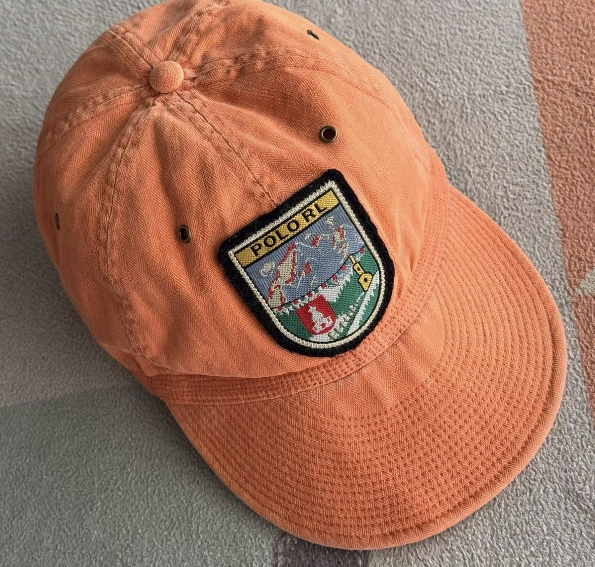 Polo Ralph Lauren Ralph Lauren Polo Orange Mountain Baseball Cap K22 Size ONE SIZE - 1 Thumbnail