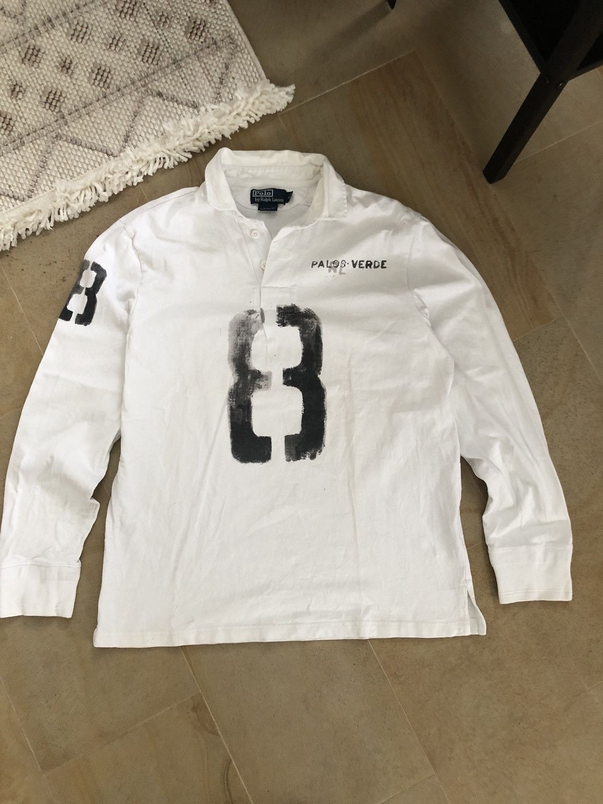 Polo Ralph Lauren VINTAGE POLO RALPH LAUREN RUGBY SHIRT Size US L / EU 52-54 / 3 - 1 Thumbnail