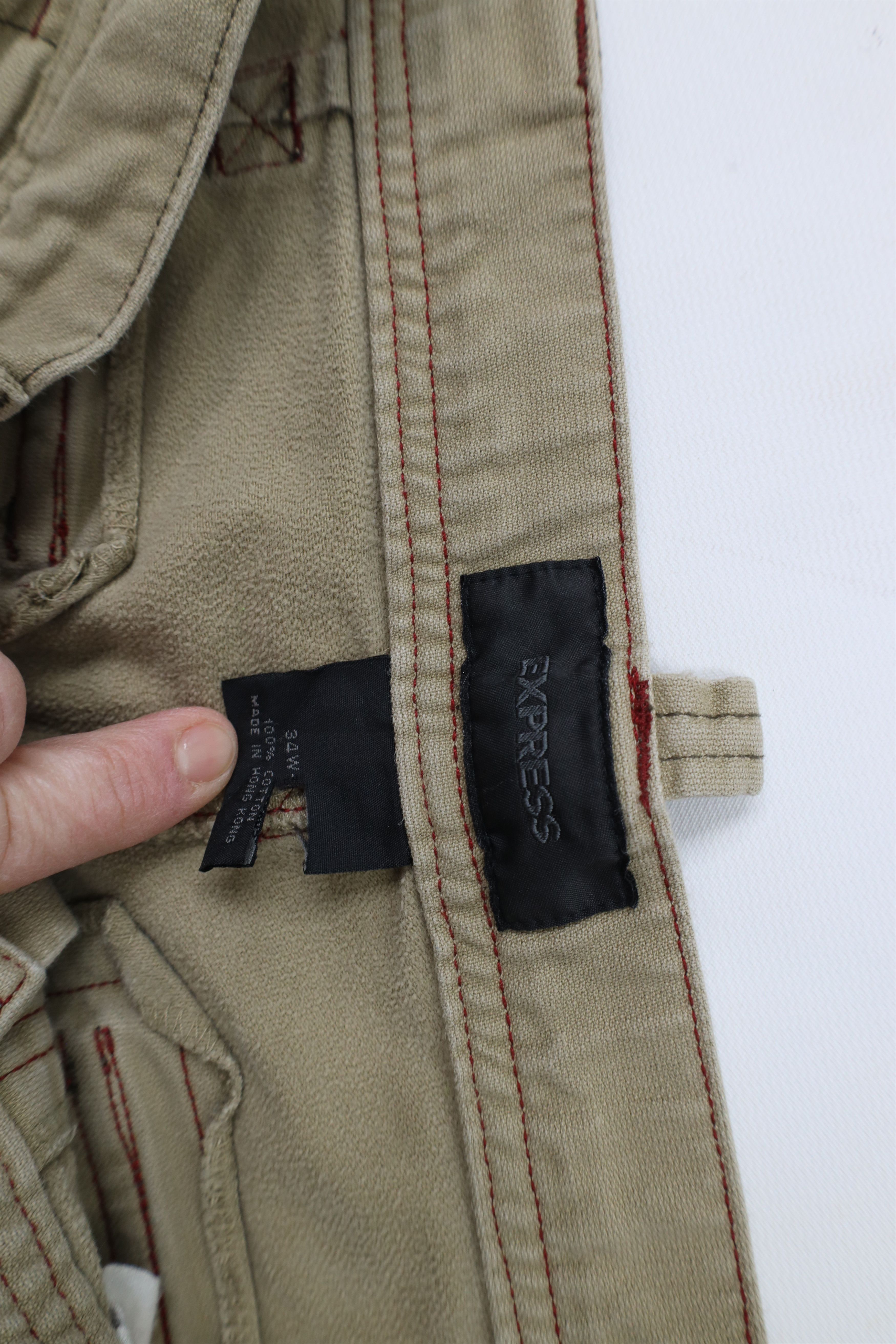 Express × Vintage Vintage Y2K Express Fly Baggy Wide Leg Skateboard Pants Size US 34 / EU 50 - 6 Thumbnail
