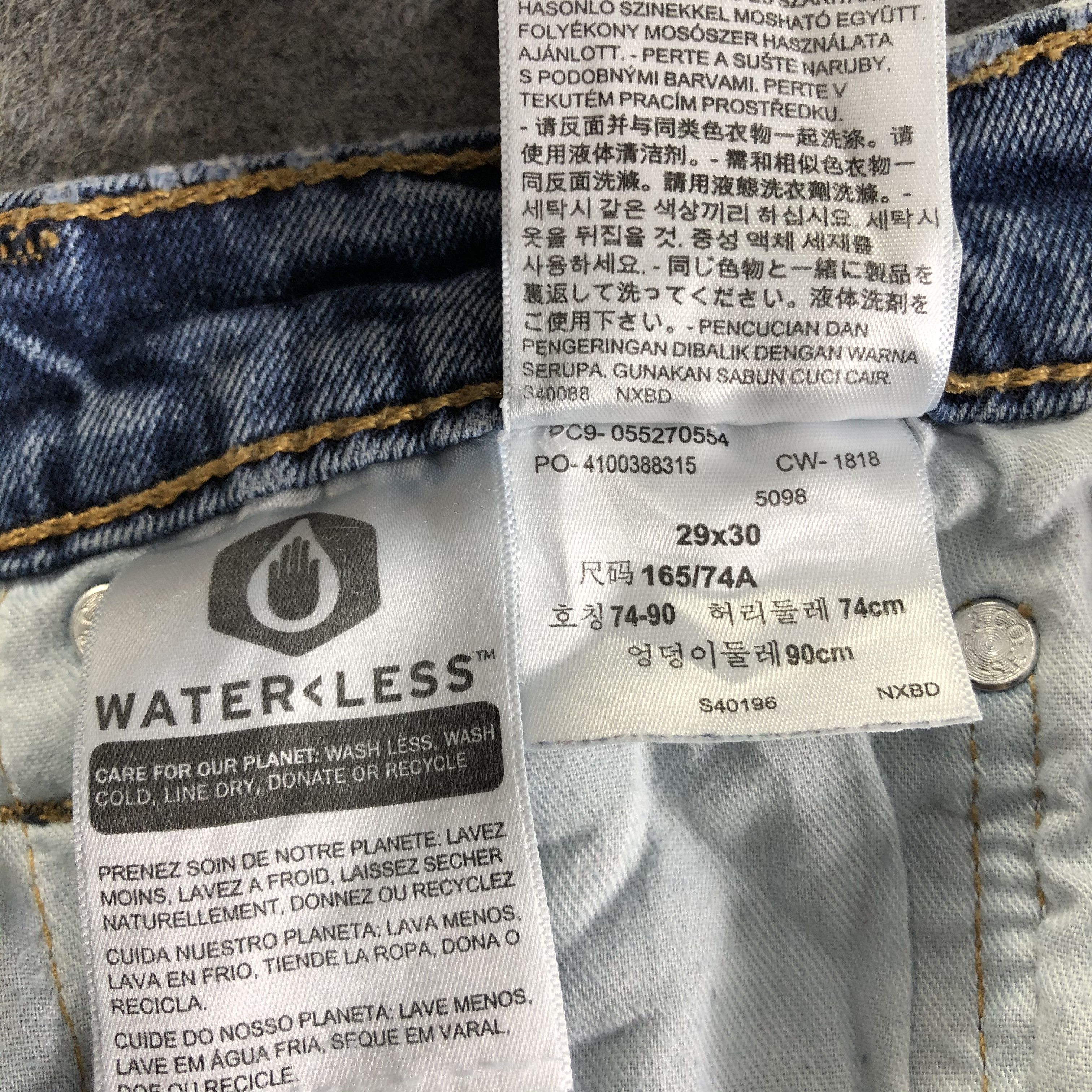Levi's Vintage Blue Wash Levis 527 Jeans-J4304 Size US 29 - 12 Thumbnail