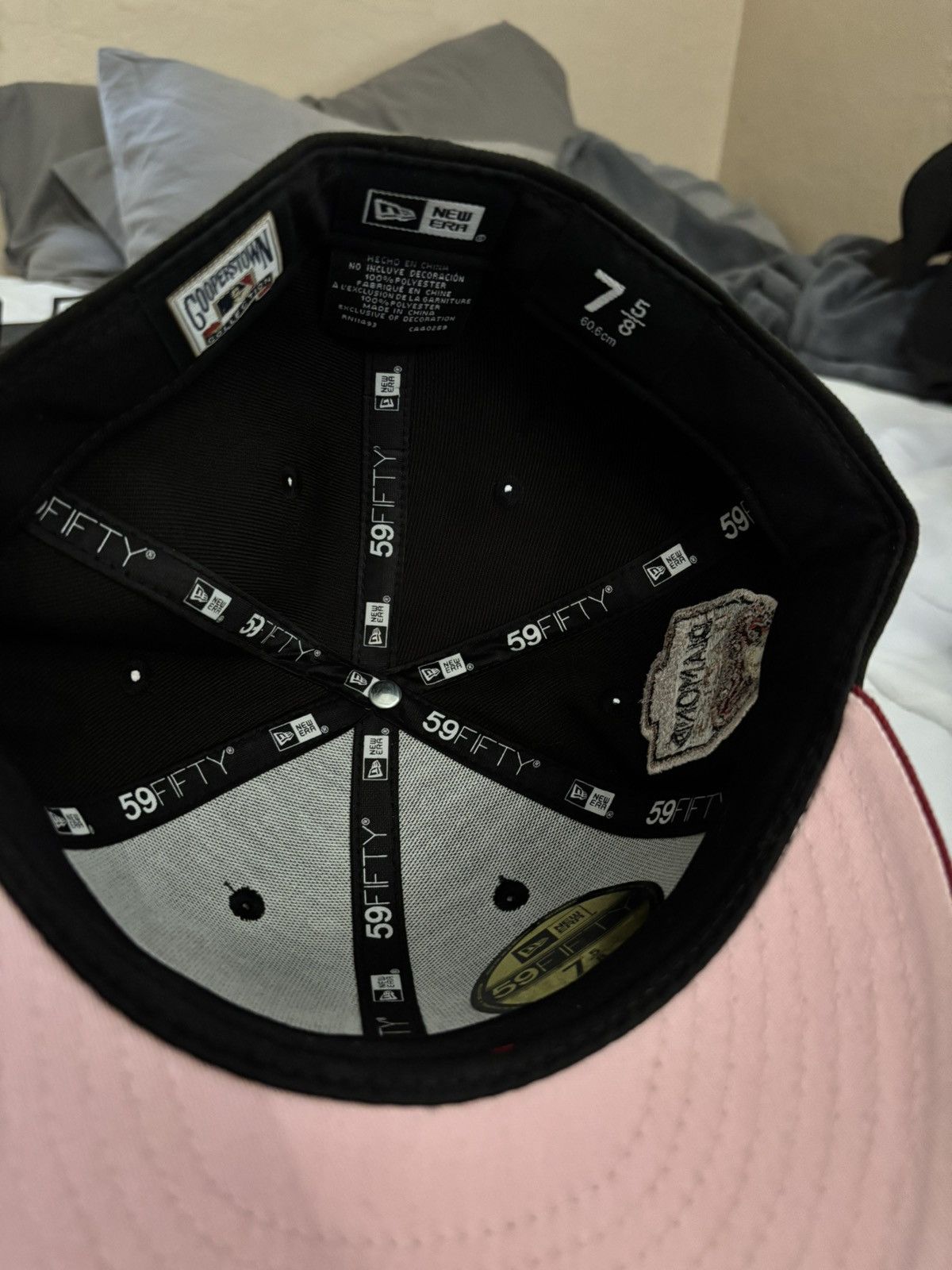 Hat Club Dbacks script pinky 5/8 Size ONE SIZE - 3 Thumbnail