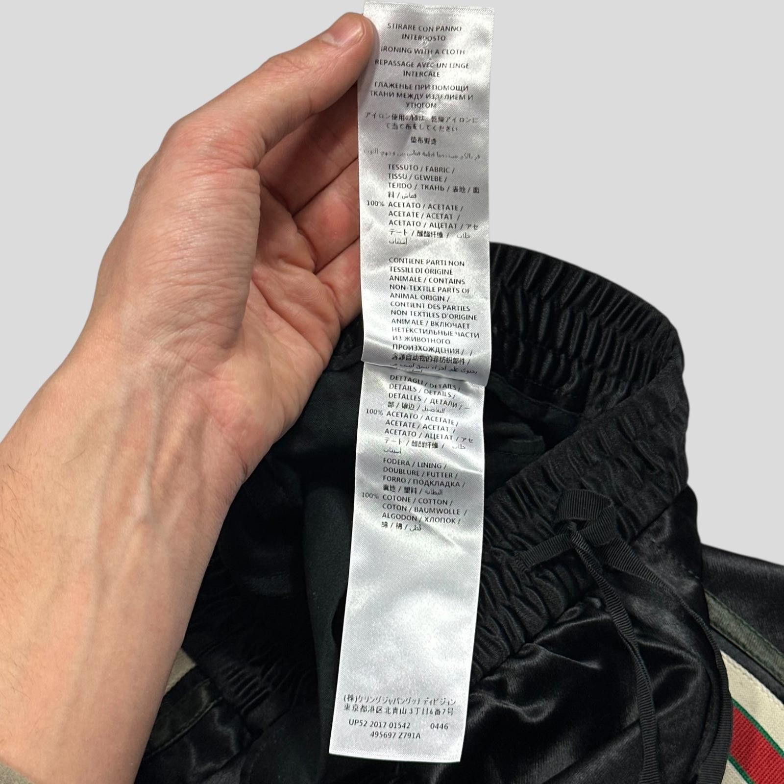 Gucci 2017 Striped Logo Acetate Tracksuit Trousers IT48 (M)