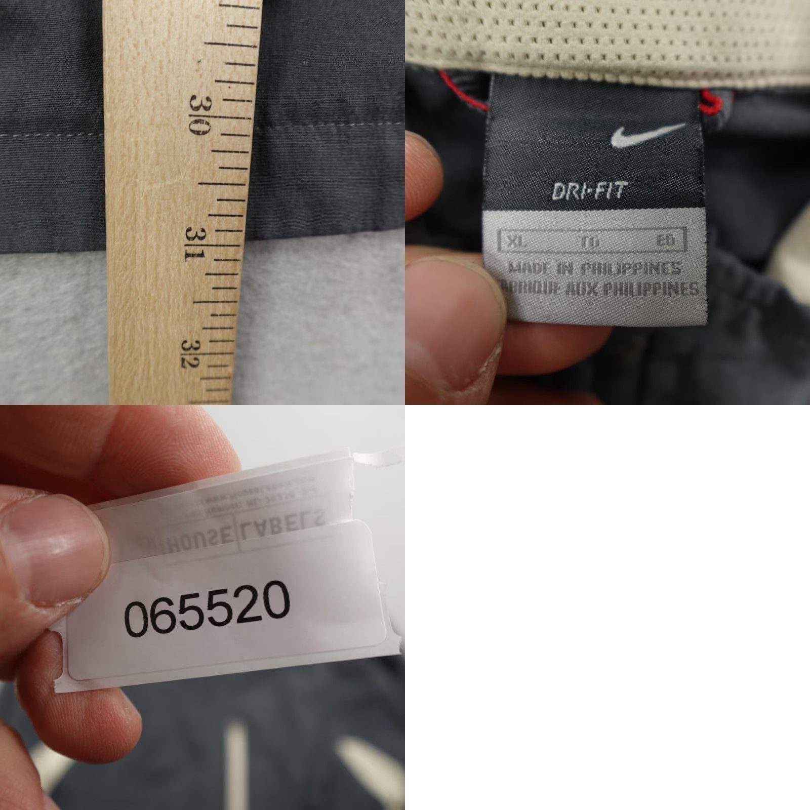 Nike VINTAGE Nike Jacket Mens XL Gray Dri-FIT Track Coat Full Zip Performance Y2K Size US XL / EU 56 / 4 - 8 Thumbnail