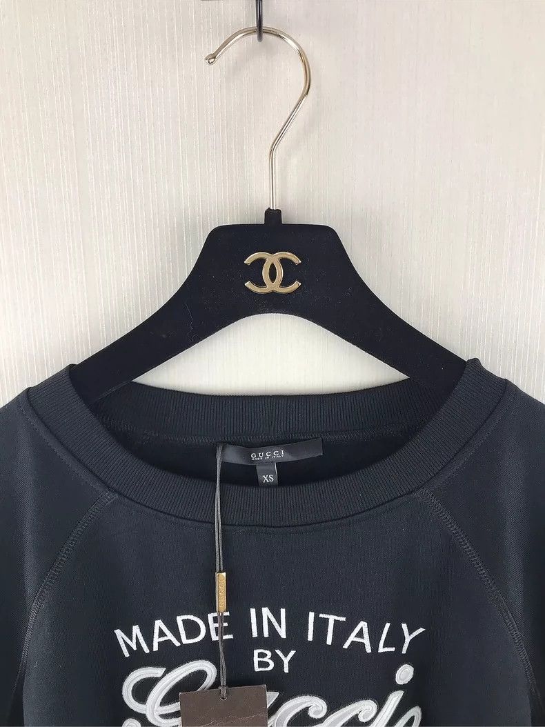 Gucci GucciEmbroidered logo sweatshirt short sleeves 2503-Nextarr Size US XS / EU 42 / 0 - 6 Thumbnail