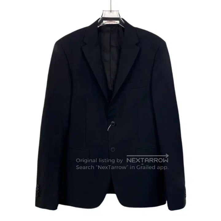 Valentino Black lapel long-sleeved blazer