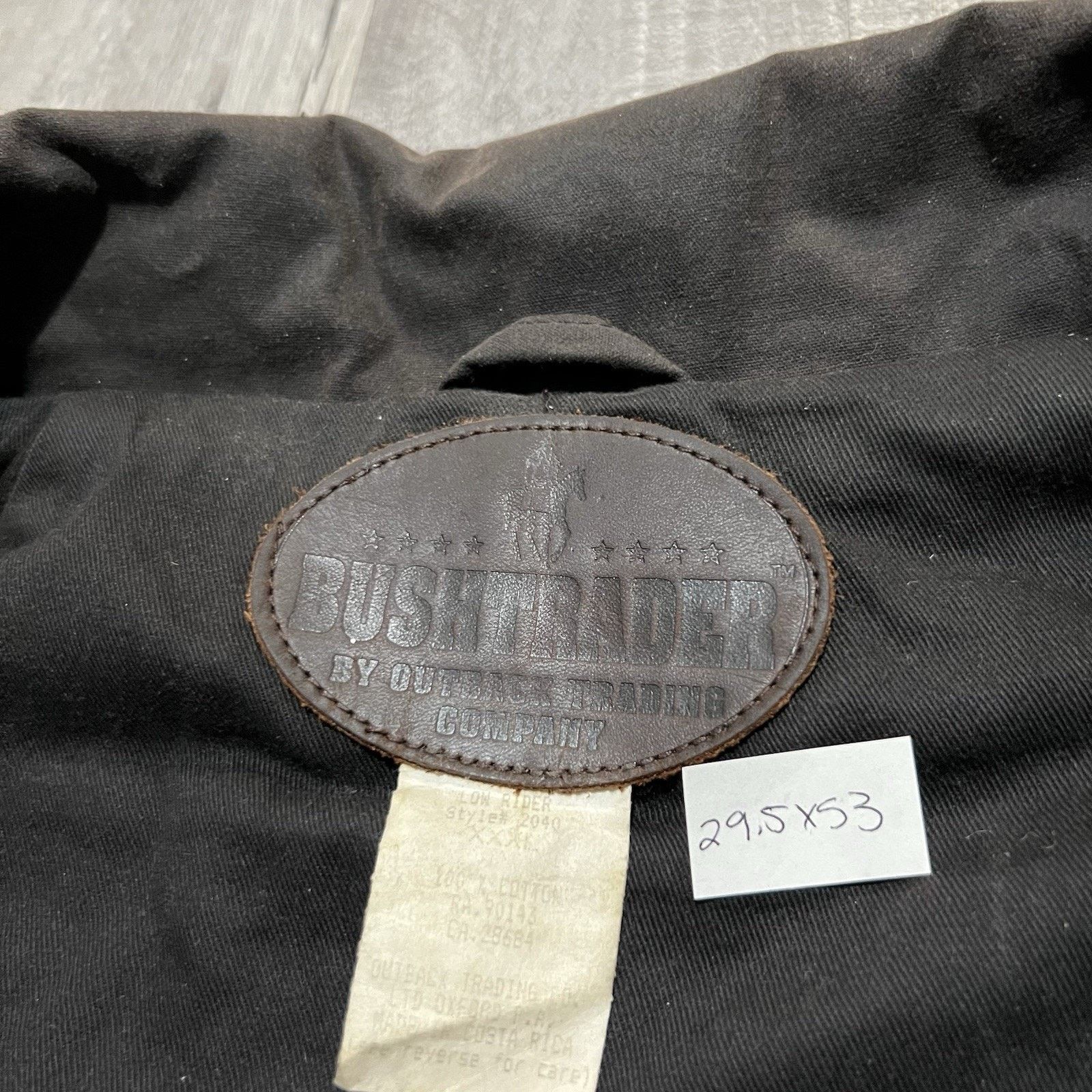 Vintage Vintage Bushtrader Waxed Canvas Cotton Duster Riding Jacket Size 3XL / US 20-22 - 6 Thumbnail