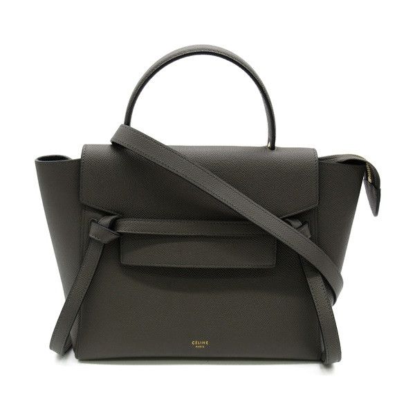 image of Celine Nano Belt Bag in Grey, Women's