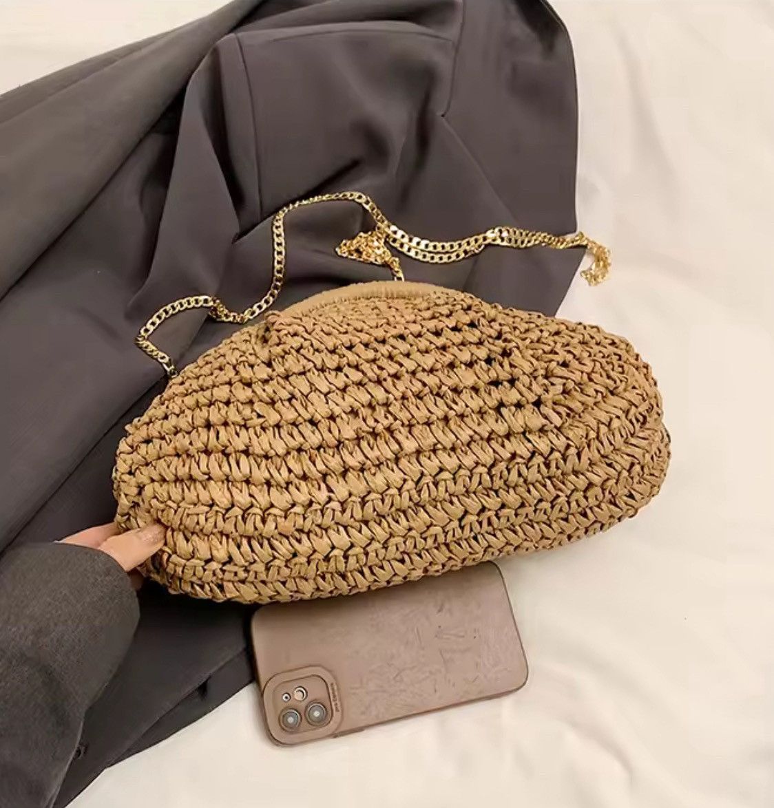 Japanese Brand × Vintage Summer Weaving Crossbody Bag Size ONE SIZE - 4 Thumbnail