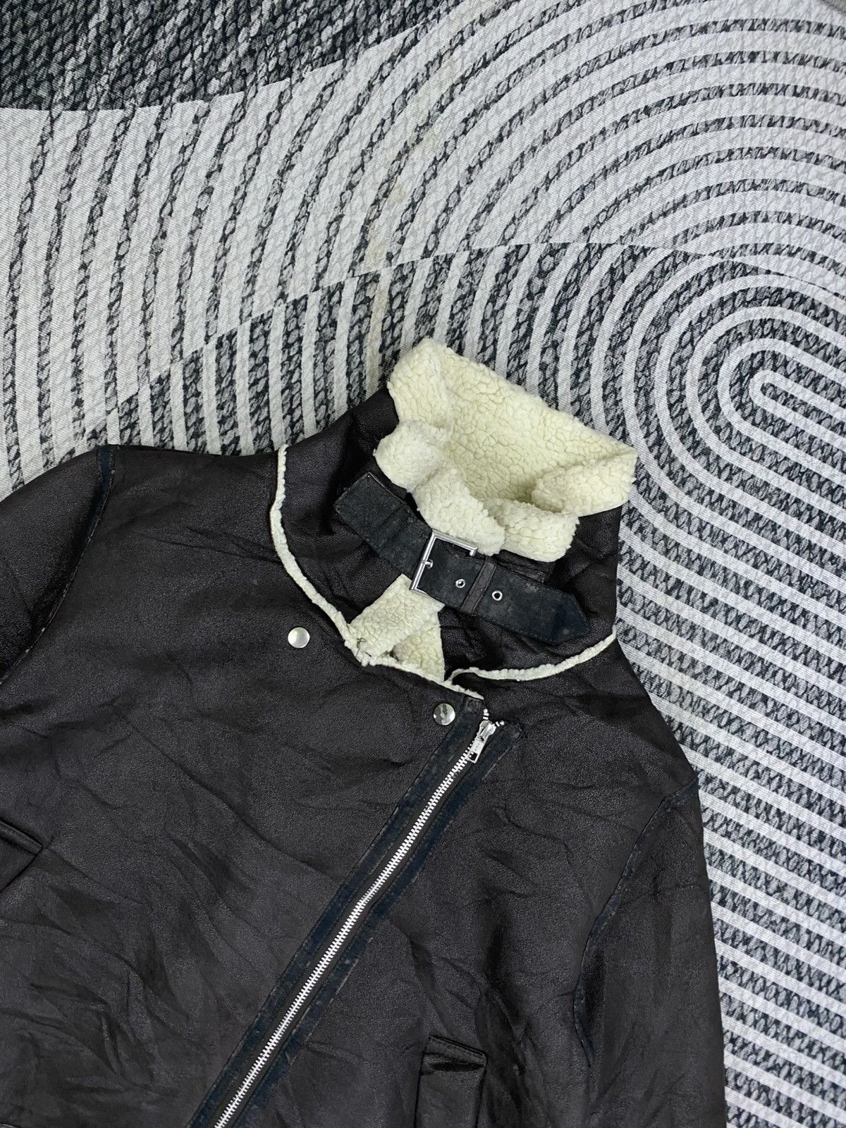 Japanese Brand Vintage Ungrid Japanese Fashion Leather Suede Sherpa Jacket Size US M / EU 48-50 / 2 - 8 Thumbnail