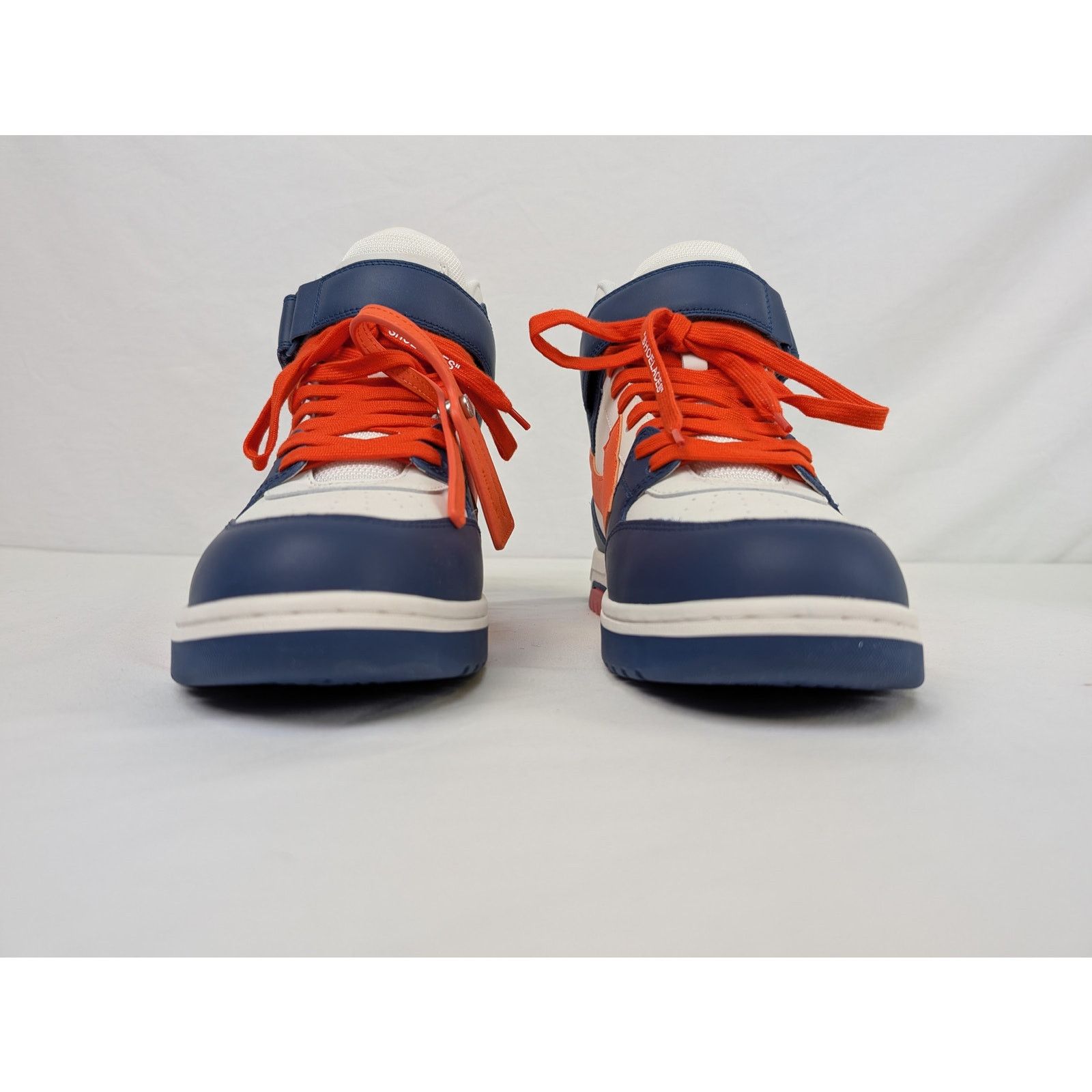Off-White o1rshd1 Out of office Mid Top Lea Sneakers in Blue Size US 10 / EU 43 - 8 Thumbnail