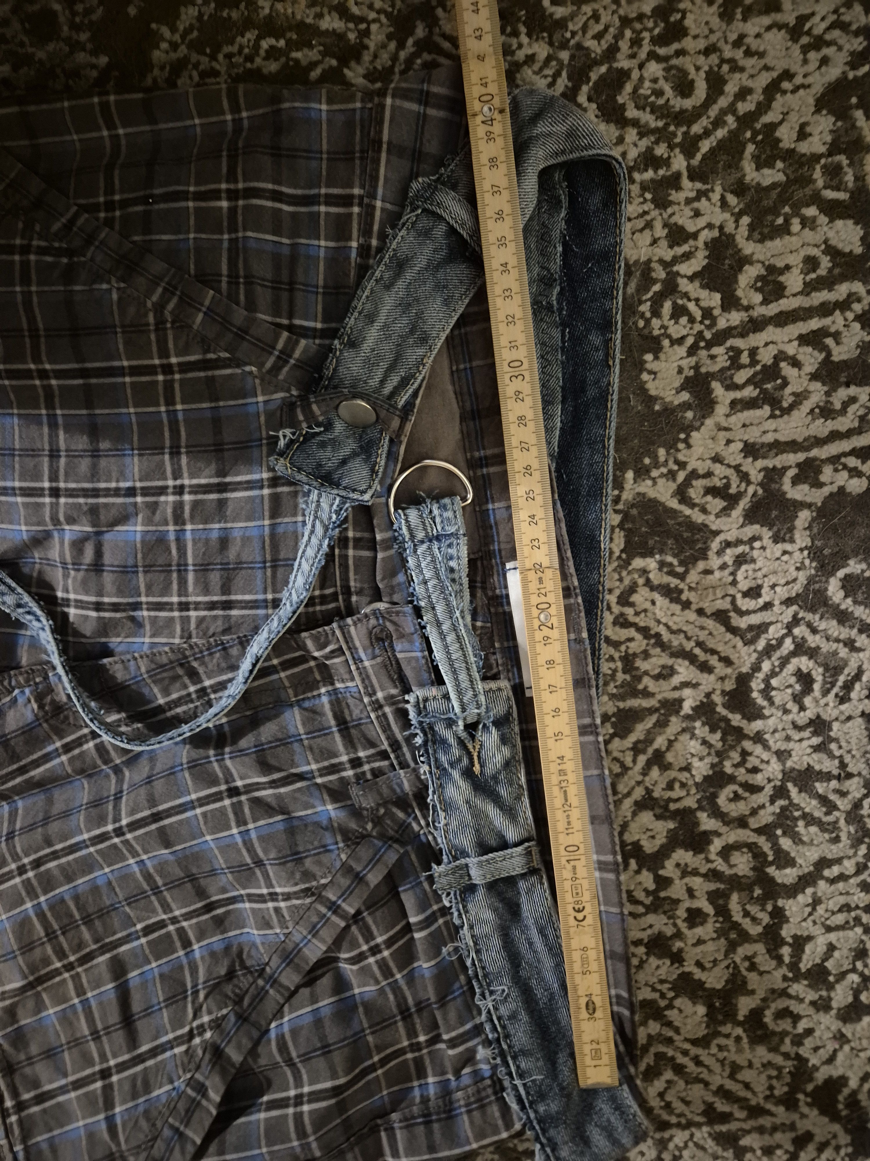 Handmade RARE! Unique Selfmade Pants Flare Upcycled y2k archive opium Size US 28 / EU 44 - 6 Thumbnail