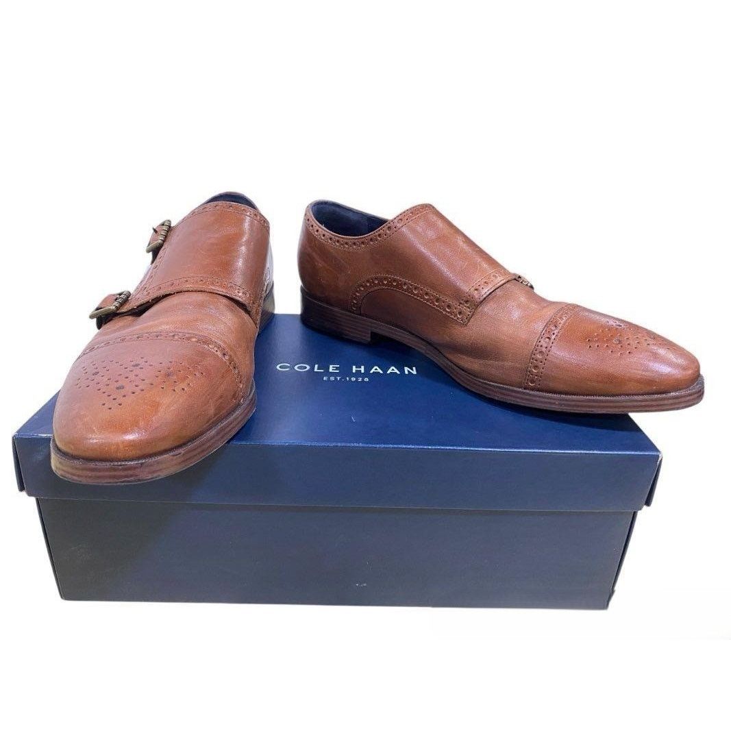 Cole Haan Cole Haan Jefferson Grand Double Monk Strap Dress Shoes 12M Size US 12 / EU 45 - 2 Thumbnail