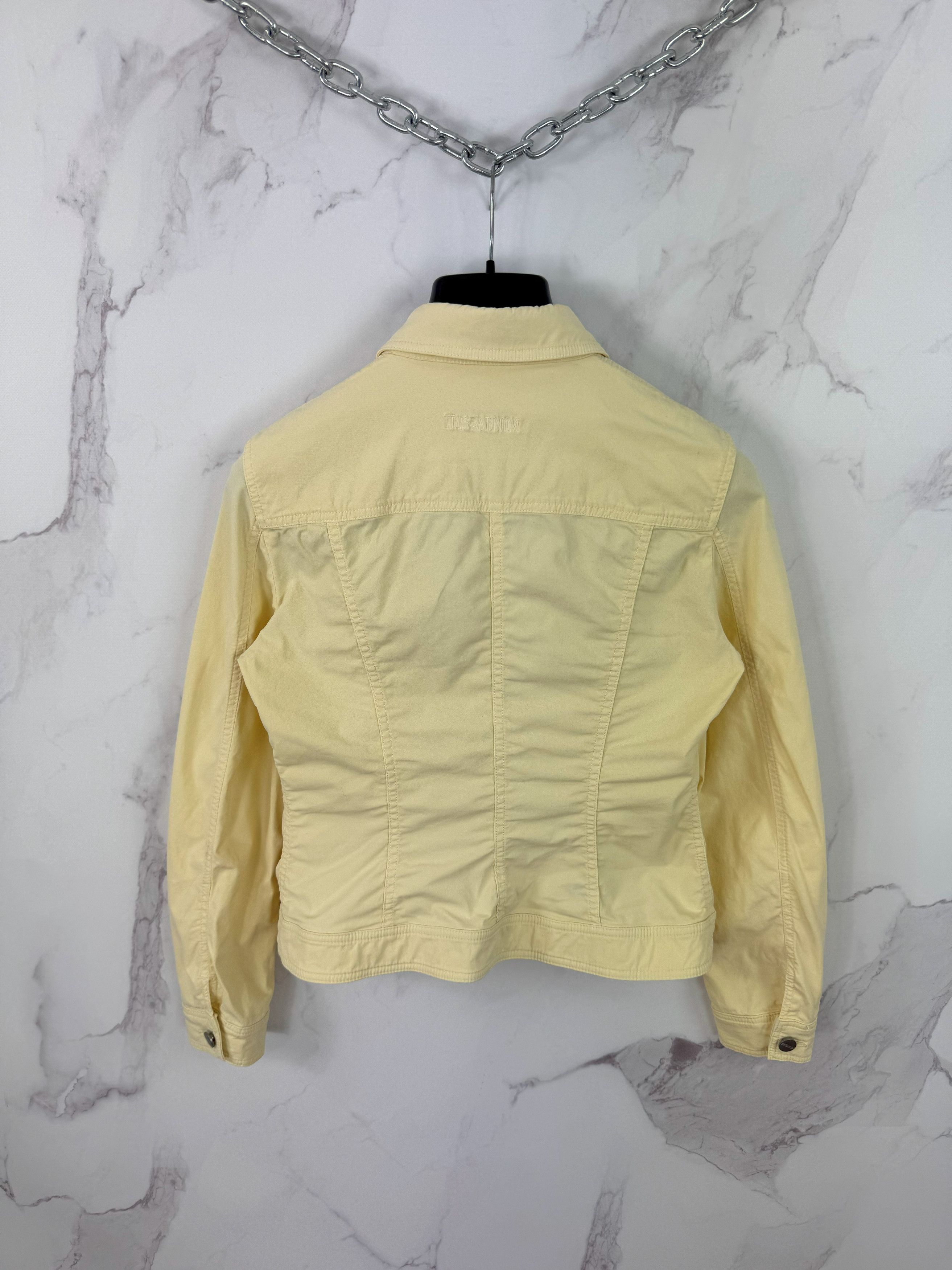 Iris von Arnim Vintage Iris Von Arnim Light Cream Denim Jacket Size 38 Size S / US 4 / IT 40 - 3 Thumbnail