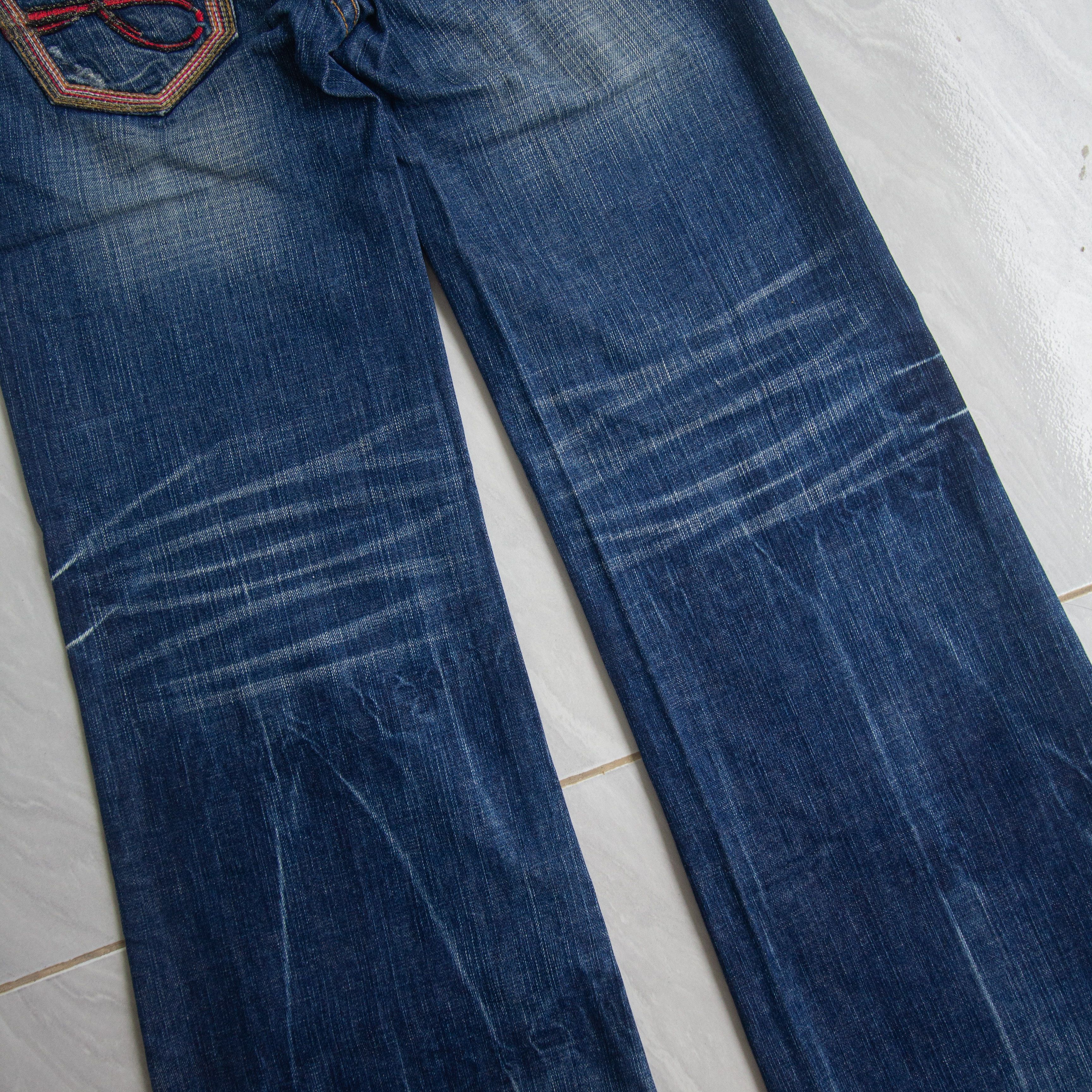Japanese Brand Red Pepper Low Waist Bootcut Jeans Size 26" / US 2 / IT 38 - 6 Thumbnail