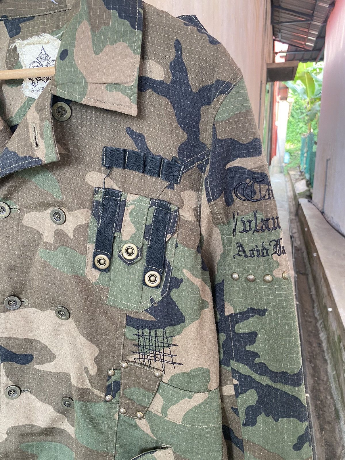 Japanese Brand Vintage Tactical Acid Jazz Men Camo Jacket Size US L / EU 52-54 / 3 - 4 Thumbnail