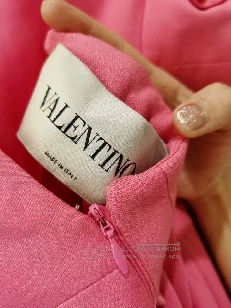 Other Valentino Woolen dress with bow decoration Size S / US 4 / IT 40 - 4 Thumbnail