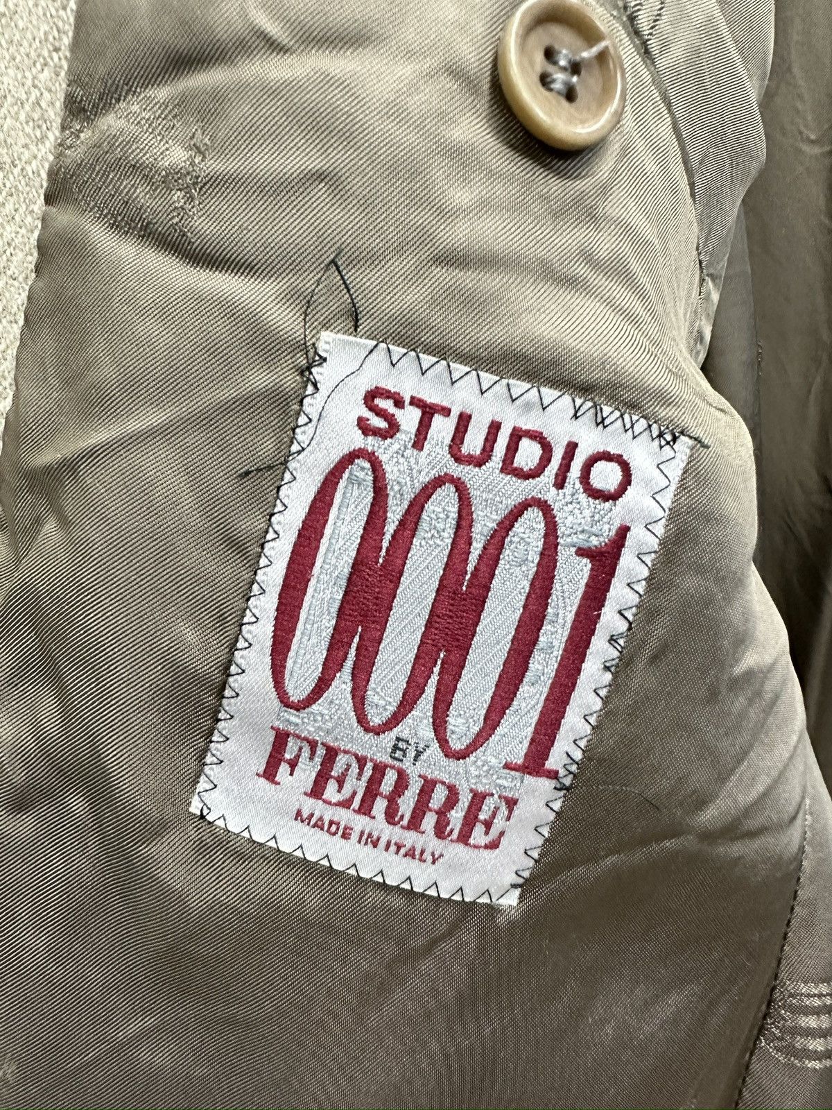 Ferre Vintage Studio 0001 By Ferre Blazer Jacket MJ118 Size 38S - 11 Thumbnail