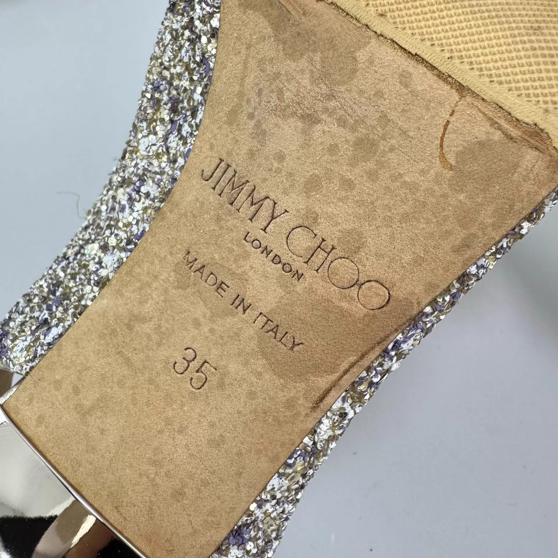 Jimmy Choo Jimmy Choo Sequin Heels 35 95% New Size US 4.5 / IT 34.5 - 6 Thumbnail