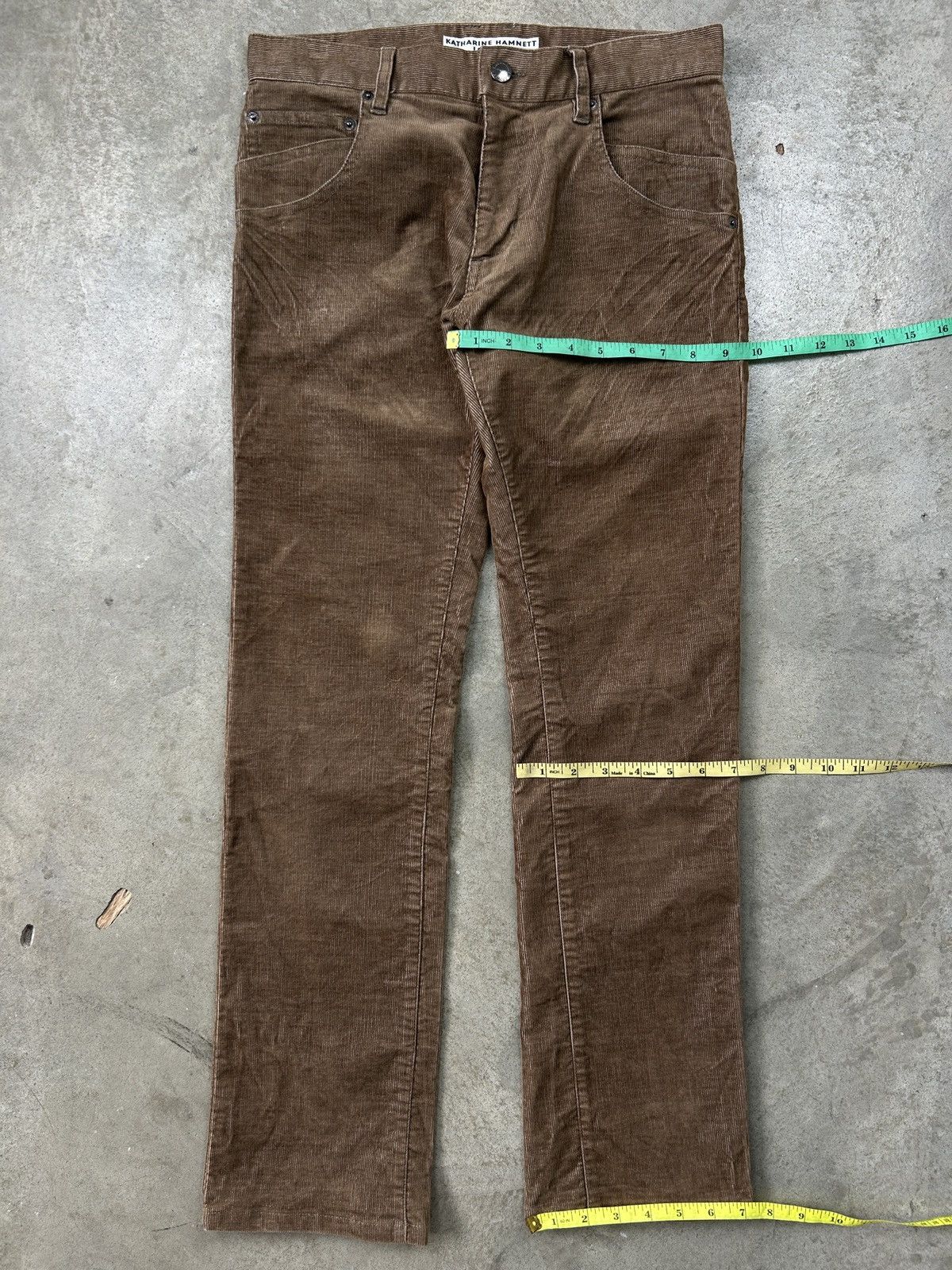 Katharine Hamnett London Katherine Hamnett London Corduroy Pants Size US 30 / EU 46 - 9 Thumbnail