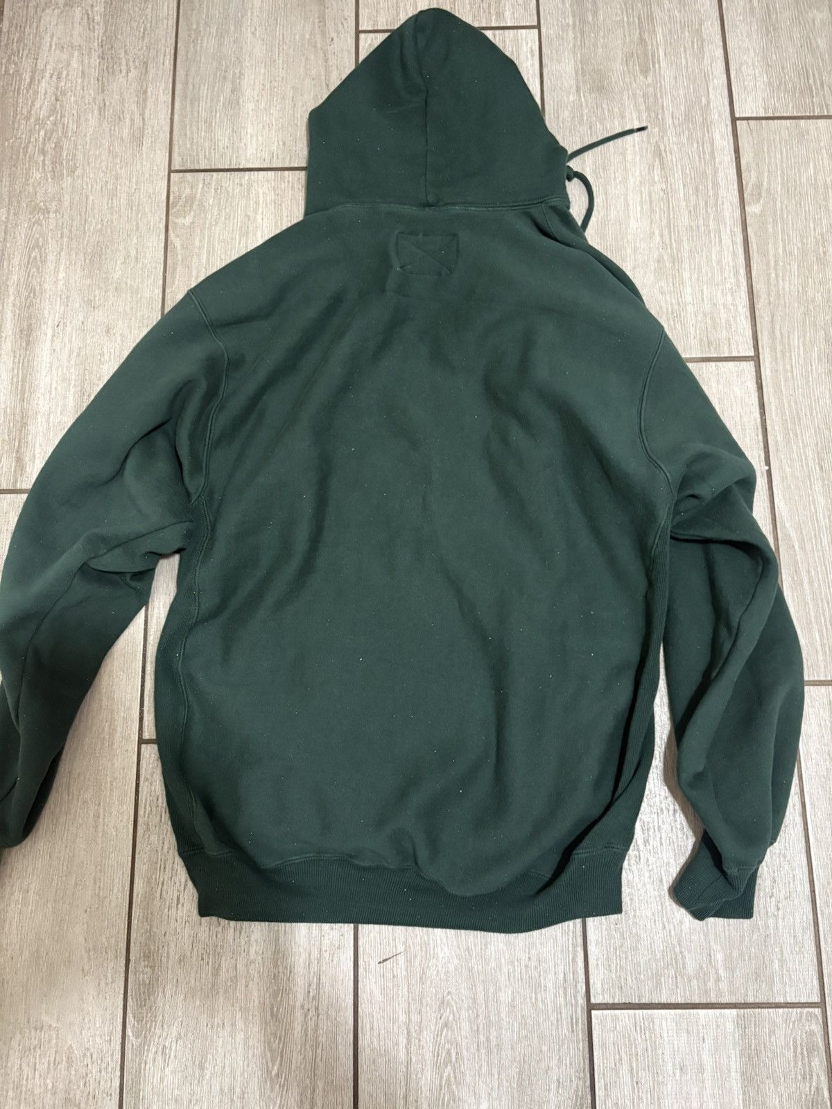 Steve And Barrys Men’s Vintage Green Michigan State Hoodie Size US L / EU 52-54 / 3 - 3 Thumbnail