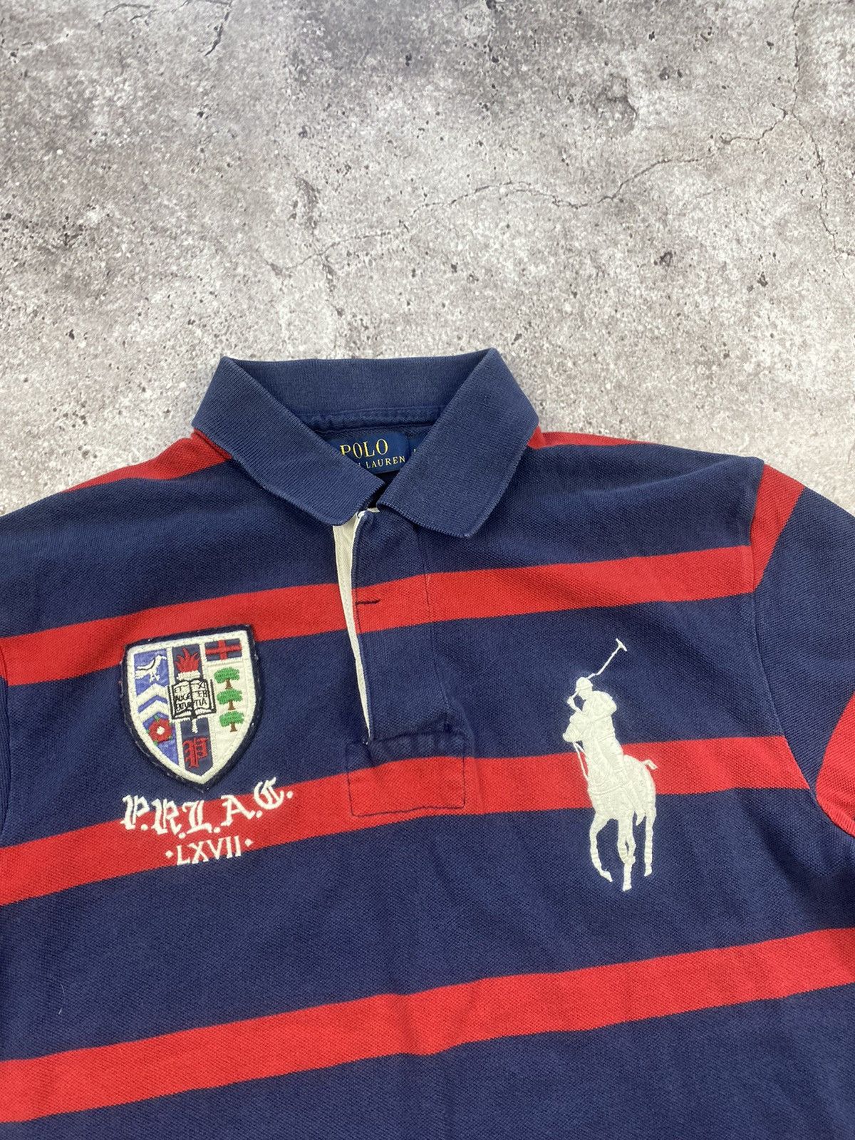 Polo Ralph Lauren Vintage 90s Polo Ralph Lauren Y2K Chief Keef ruby Polo strip Size US M / EU 48-50 / 2 - 3 Thumbnail