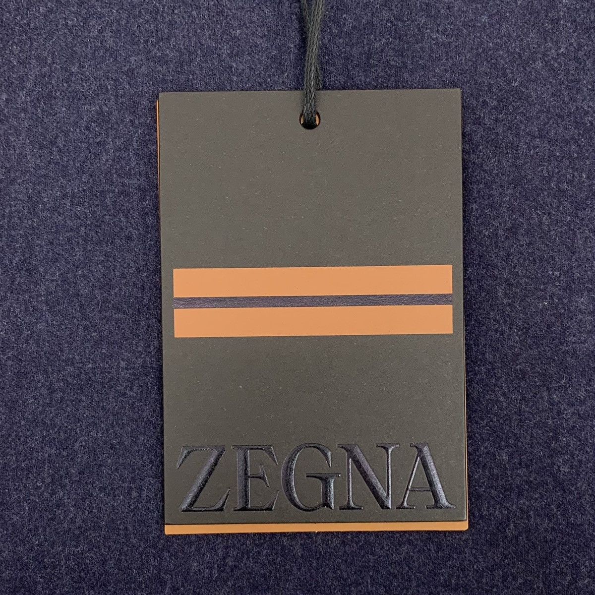 Z Zegna Zegna Navy Blue Wool Casual Pants K26WX Size US 40 / EU 56 - 8 Thumbnail