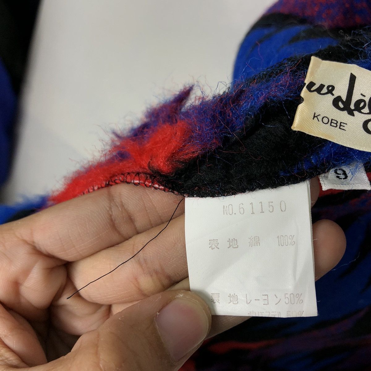 Japanese Brand 🔥Mohair Wool Fur Jacket Colourful Tokyo Kobe Japan Made Size US M / EU 48-50 / 2 - 15 Thumbnail
