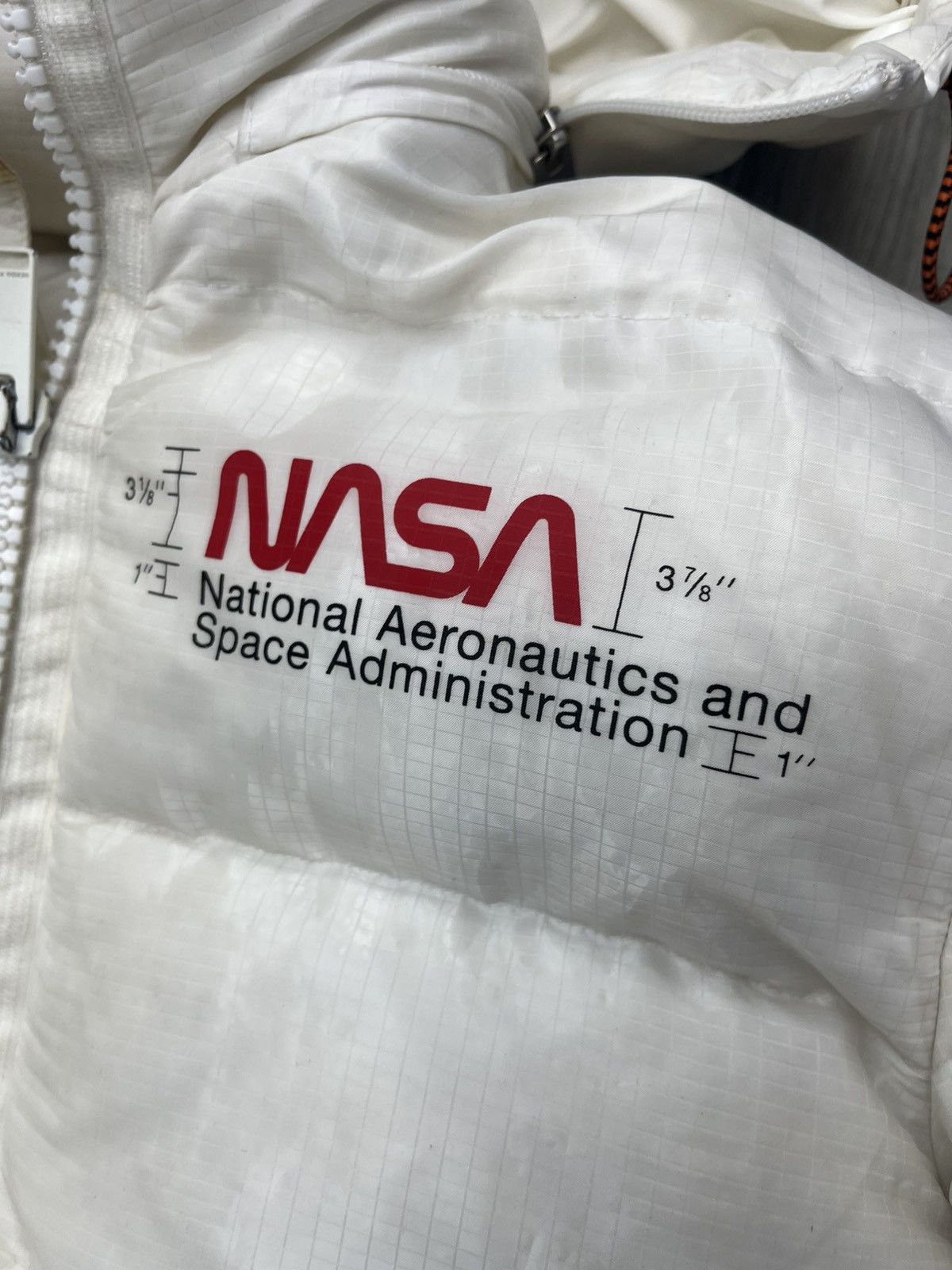 Heron Preston Heron Preston x NASA Puffer Coat White Size US M / EU 48-50 / 2 - 2 Thumbnail