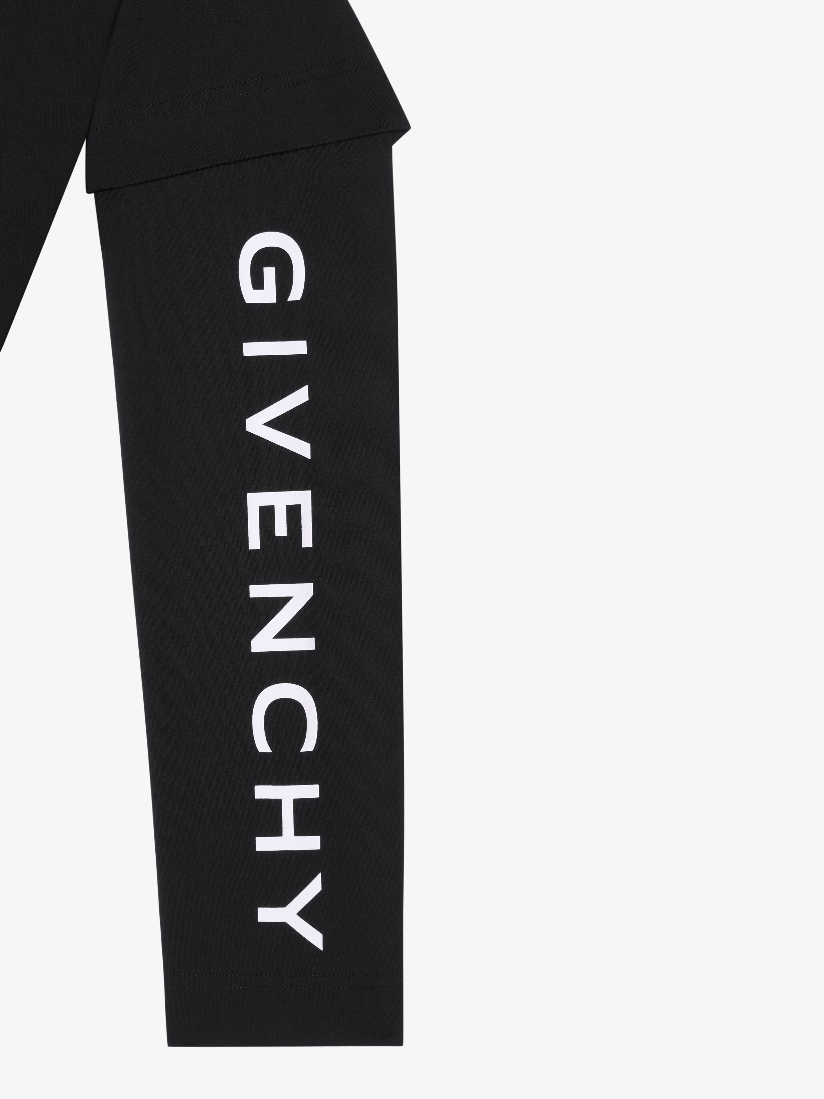 Givenchy o1w1db10925 Double Layer Classic T-Shirt in Black Size US XL / EU 56 / 4 - 2 Thumbnail