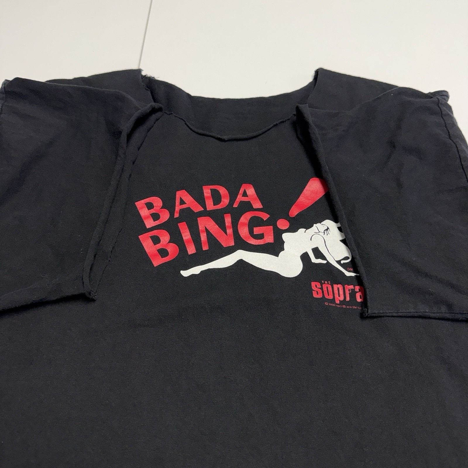 Vintage Vintage Sopranos Bada Bing! Shirt Mens XL Black Satin Dolls Size US XL / EU 56 / 4 - 4 Thumbnail