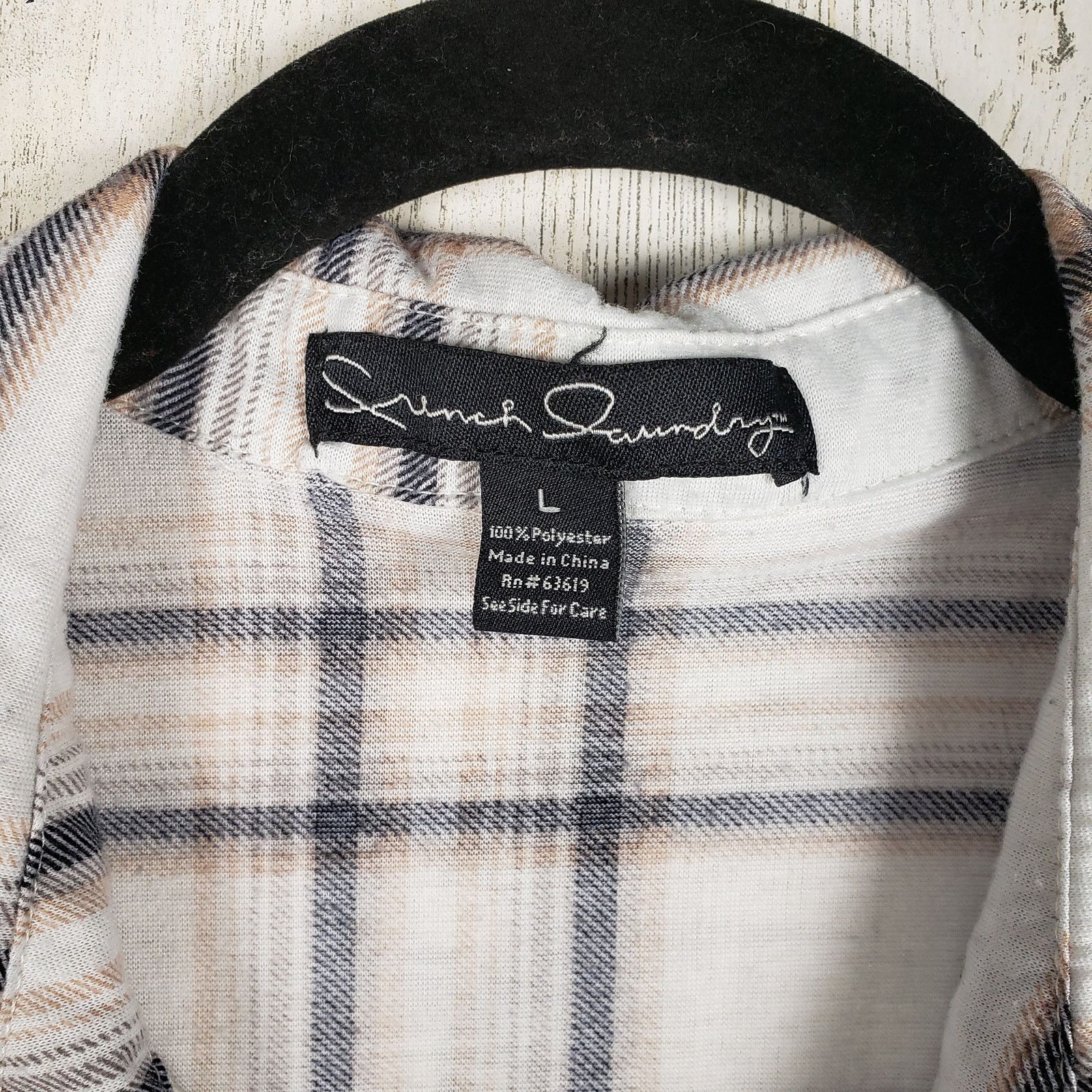 Other French Laundry Plaid Long Sleeve Button Up Top Large Size L / US 10 / IT 46 - 7 Thumbnail