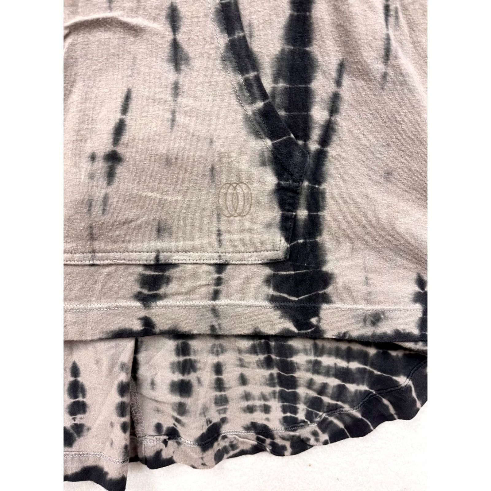 Vintage VINTAGE Balance Collection Hoodie XL Tie-Dye Black Unisex Adults Pullover Cotton Spandex Long Sleeve Adjustable Drawstring Hood Lightweight Activewear Size XL / US 12-14 / IT 48-50 - 5 Thumbnail