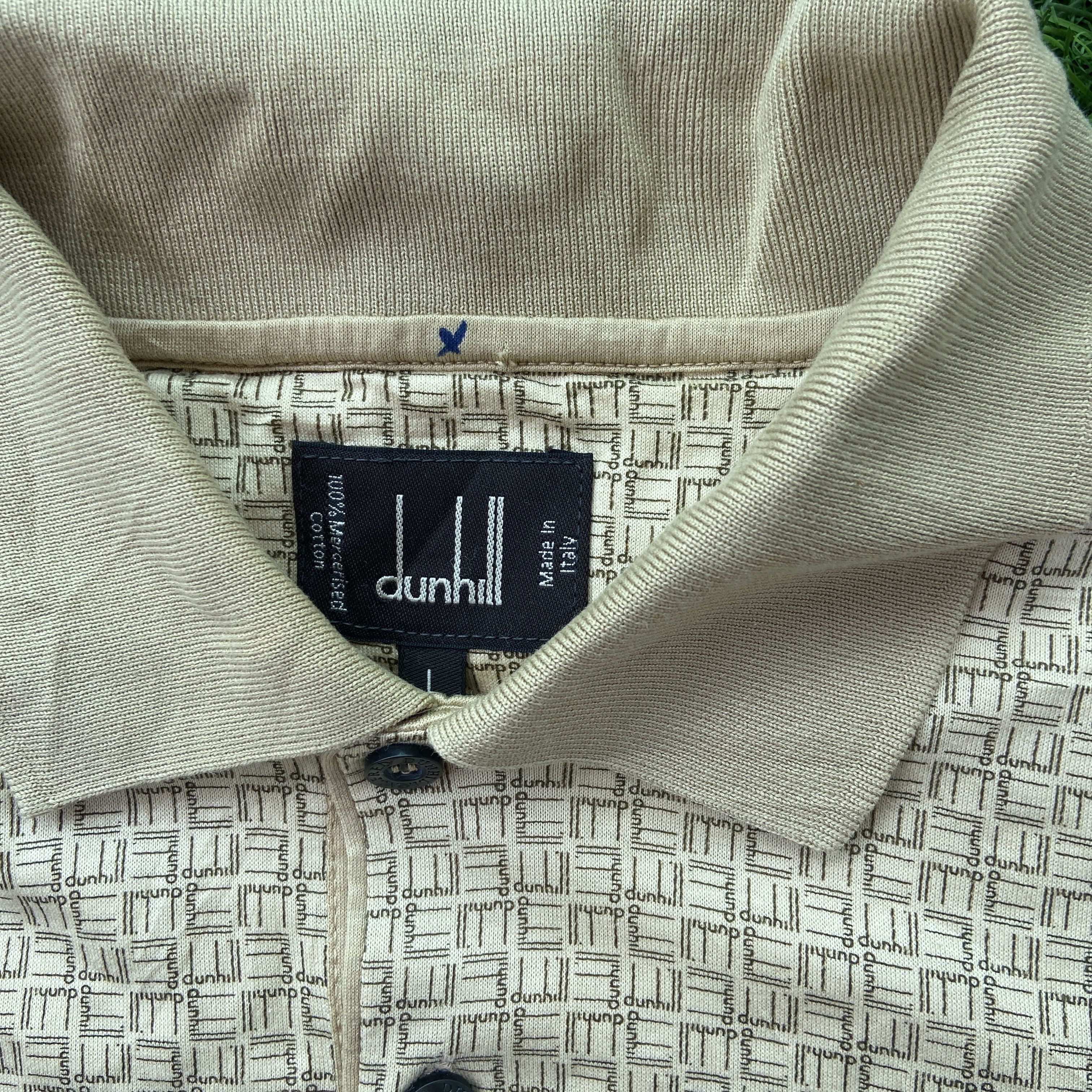Alfred Dunhill 💥VTG💥 Dunhill Luxury Mercerised Cotton Polo Shirt Size US L / EU 52-54 / 3 - 2 Thumbnail