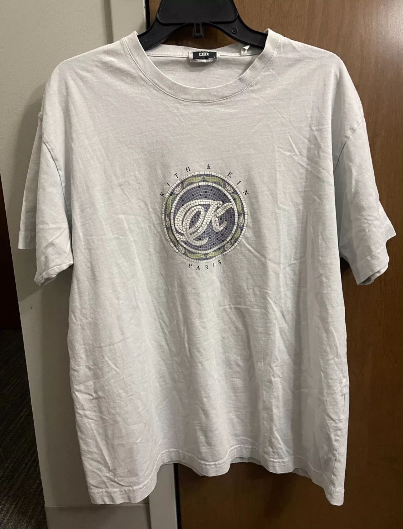 Kith Kith Paris Exclusive Circle Logo Tile Men’s T Shirt Size US L / EU 52-54 / 3 - 1 Thumbnail