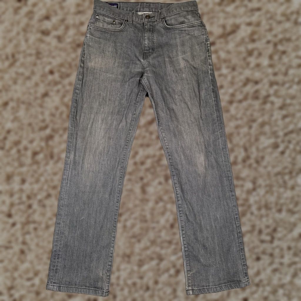 Patagonia Patagonia Jeans Mens 32 Gray Denim Straight Leg Cotton Blend Mid Rise Hike Camp Jeans Size US 32 / EU 48 - 1 Thumbnail