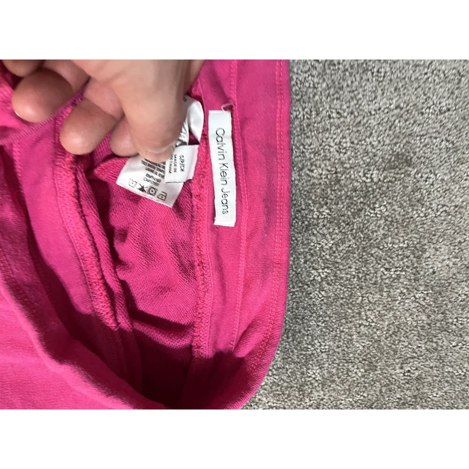 Calvin Klein Calvin Klein Pink Sweatpants Women Small Logo Joggers Sweatpants Size S Size 28" / US 6 / IT 42 - 5 Thumbnail