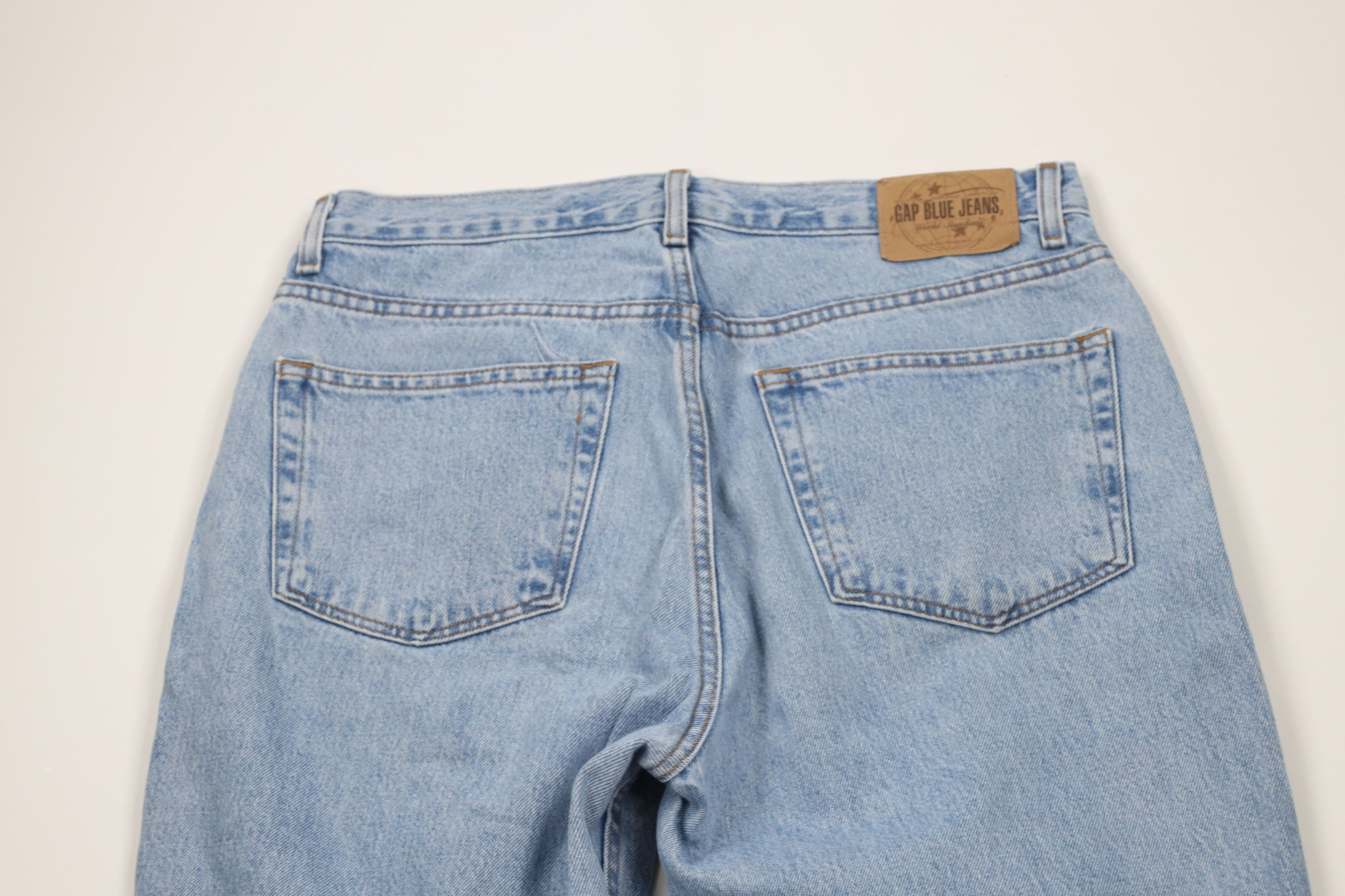 Gap × Vintage Vintage 90s Gap Relaxed Fit Denim Jeans Blue Cotton Size US 32 / EU 48 - 4 Thumbnail