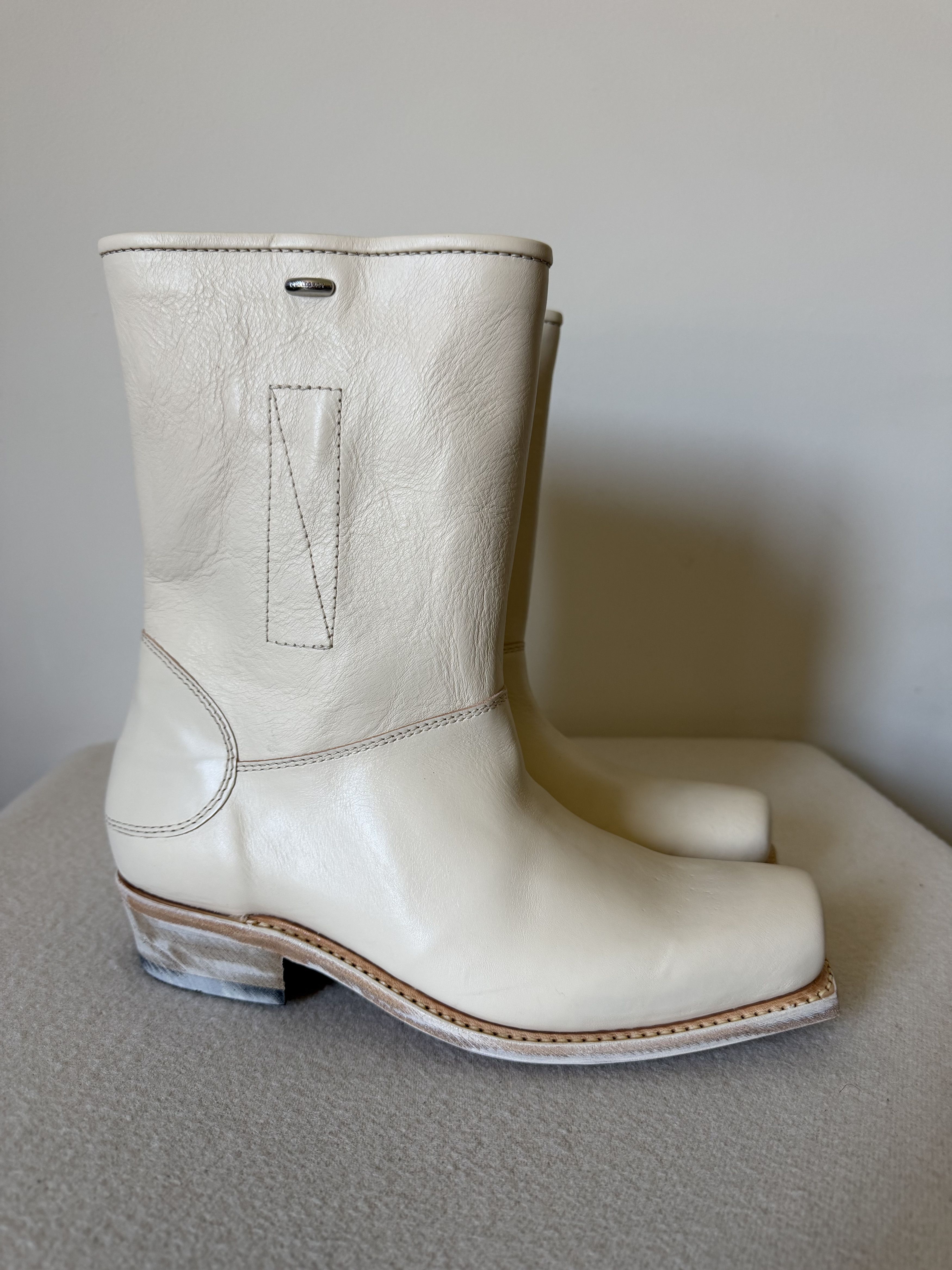 Our Legacy Survivor Boot in Black Leather | Grailed